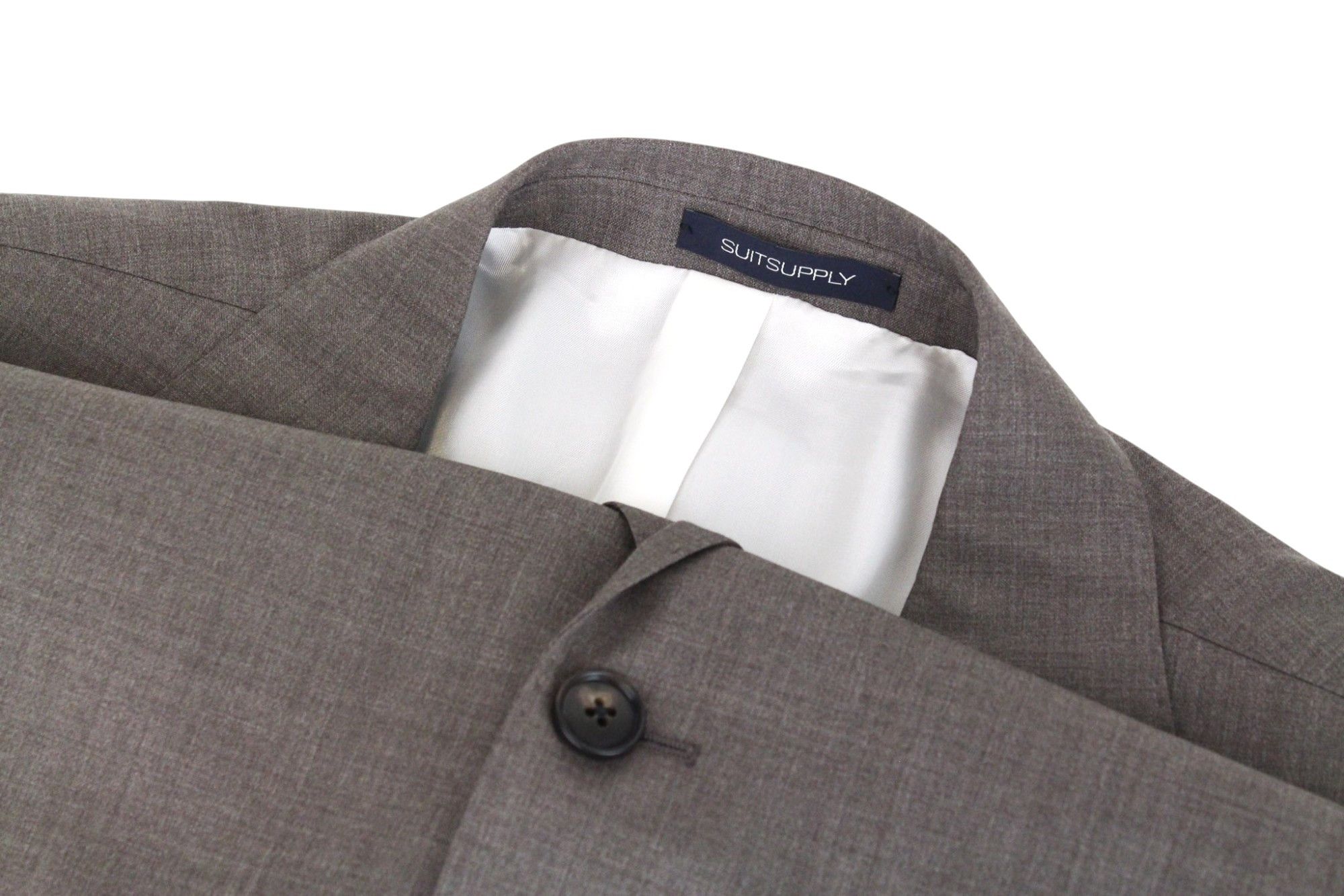 Suitsupply LA SPALLA UK52S Brown Wool Suit 67303 Size 52S - 9 Thumbnail