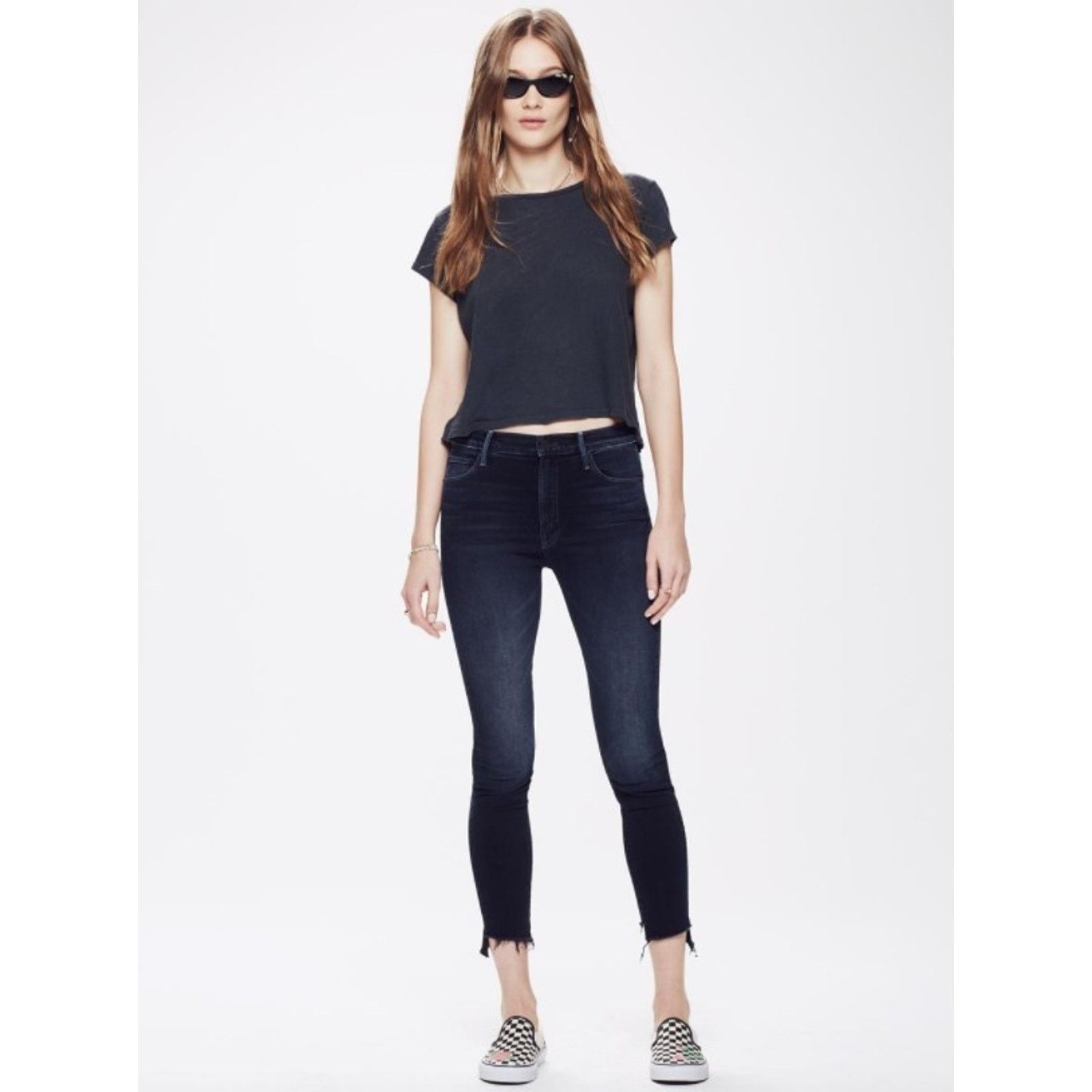 MOTHER Mother The Stunner Zip Two Step Fray Skinny In Last Call 27 Size 27" / US 4 / IT 40 - 1 Thumbnail