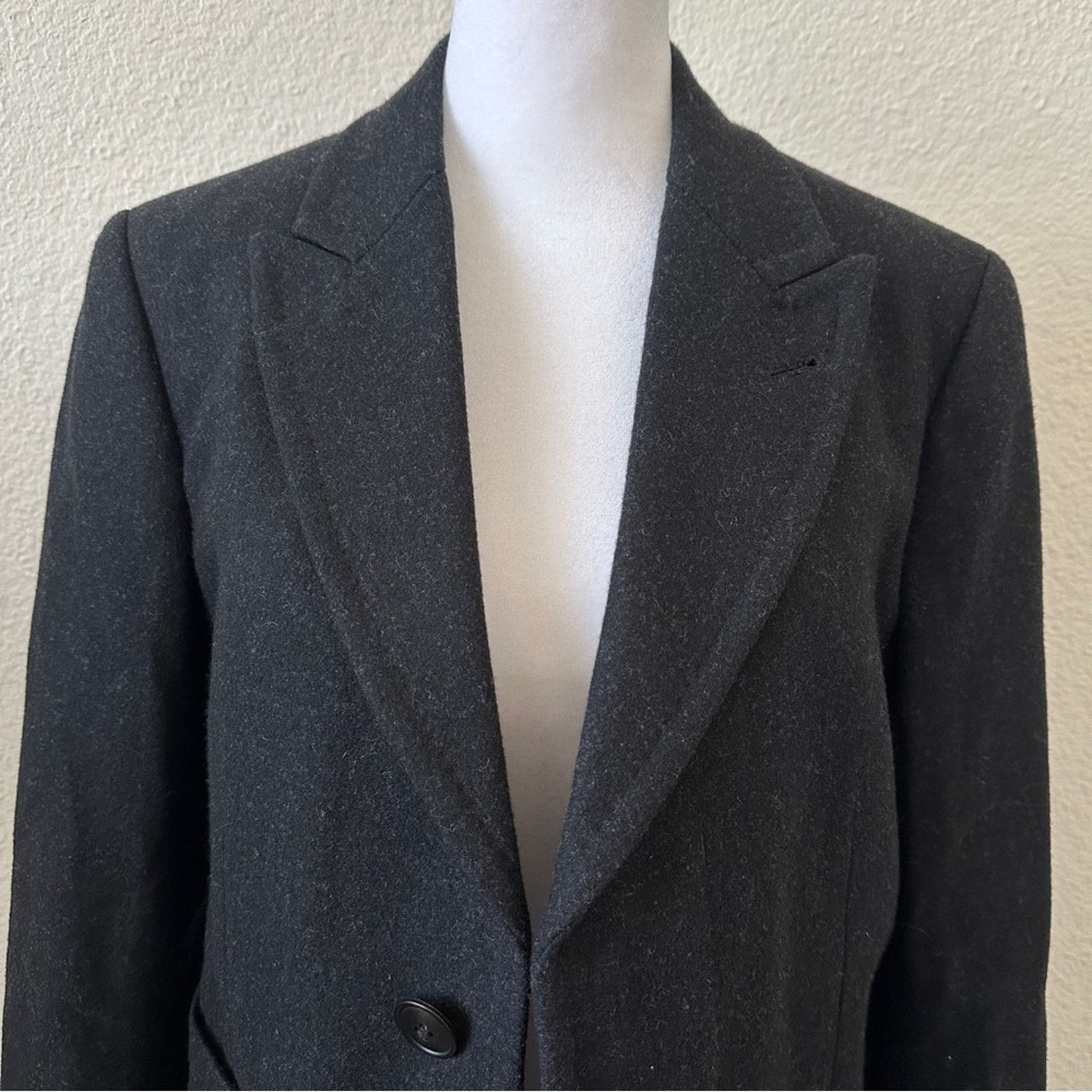 Jil Sander JIL SANDER +J x Uniqlo Single Breasted Wool Coat Grey XS Size XS / US 0-2 / IT 36-38 - 5 Thumbnail