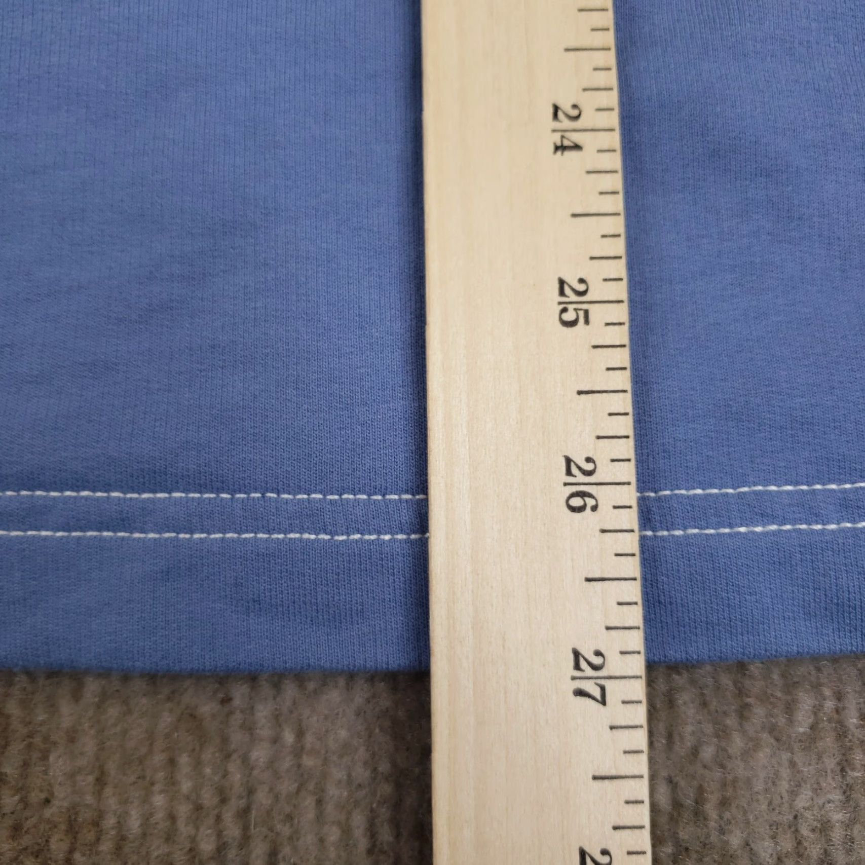 Nautica Nautica Mens Long Sleeve 1/4 Zip Mock Neck Shirt Large Blue Size US L / EU 52-54 / 3 - 4 Thumbnail