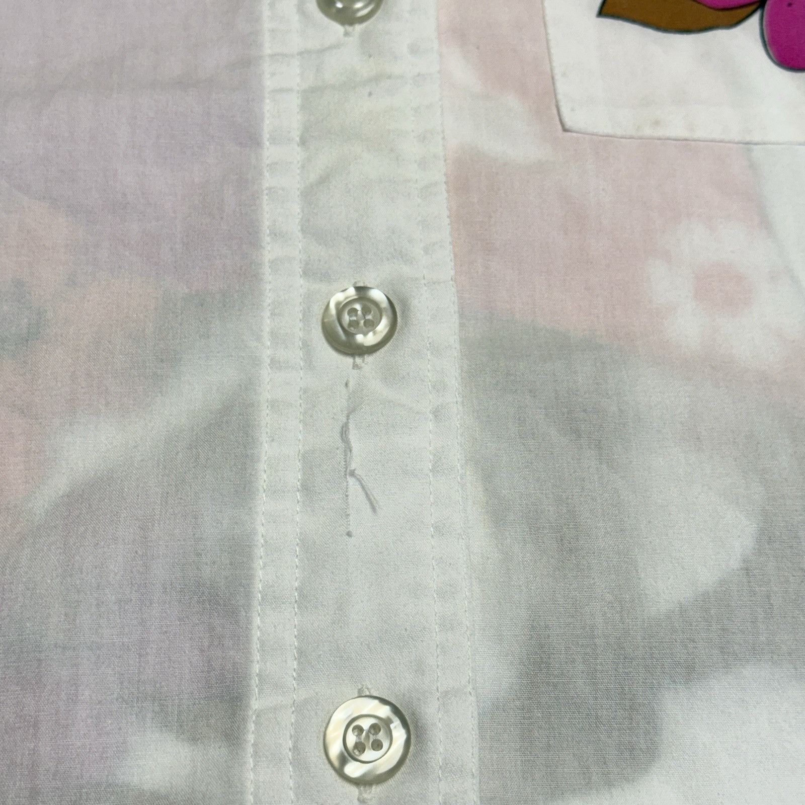 Vintage Vintage Pat Fashion Inc Shirt Womens Small White Short Sleev Size S / US 4 / IT 40 - 4 Thumbnail
