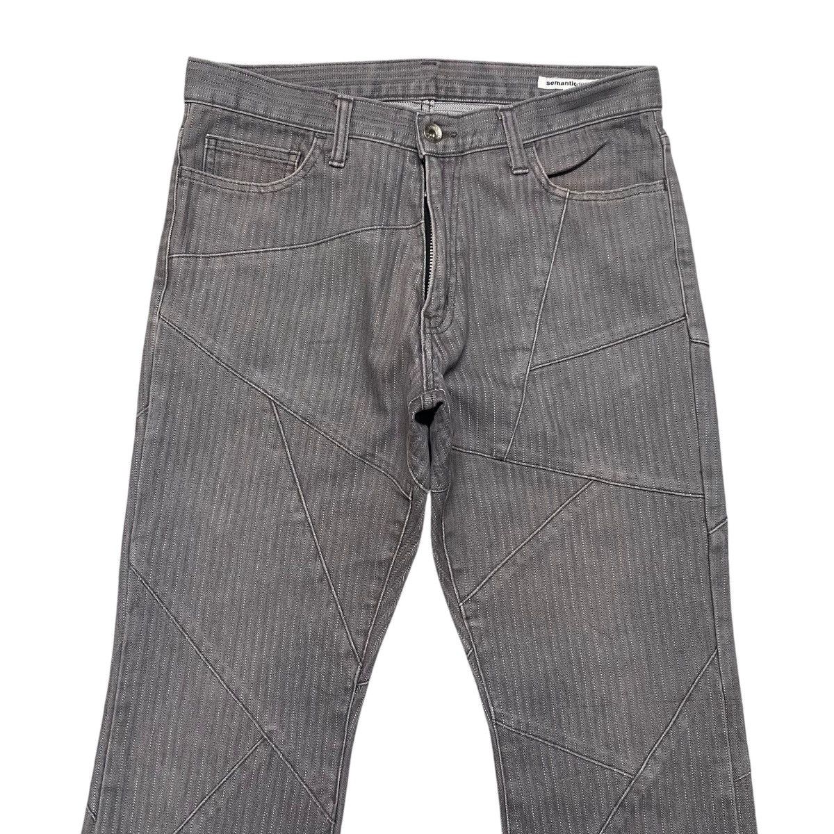 semanticdesign Semantic Design Denim Patchwork Flare Jeans Stretch Size US 30 / EU 46 - 4 Thumbnail