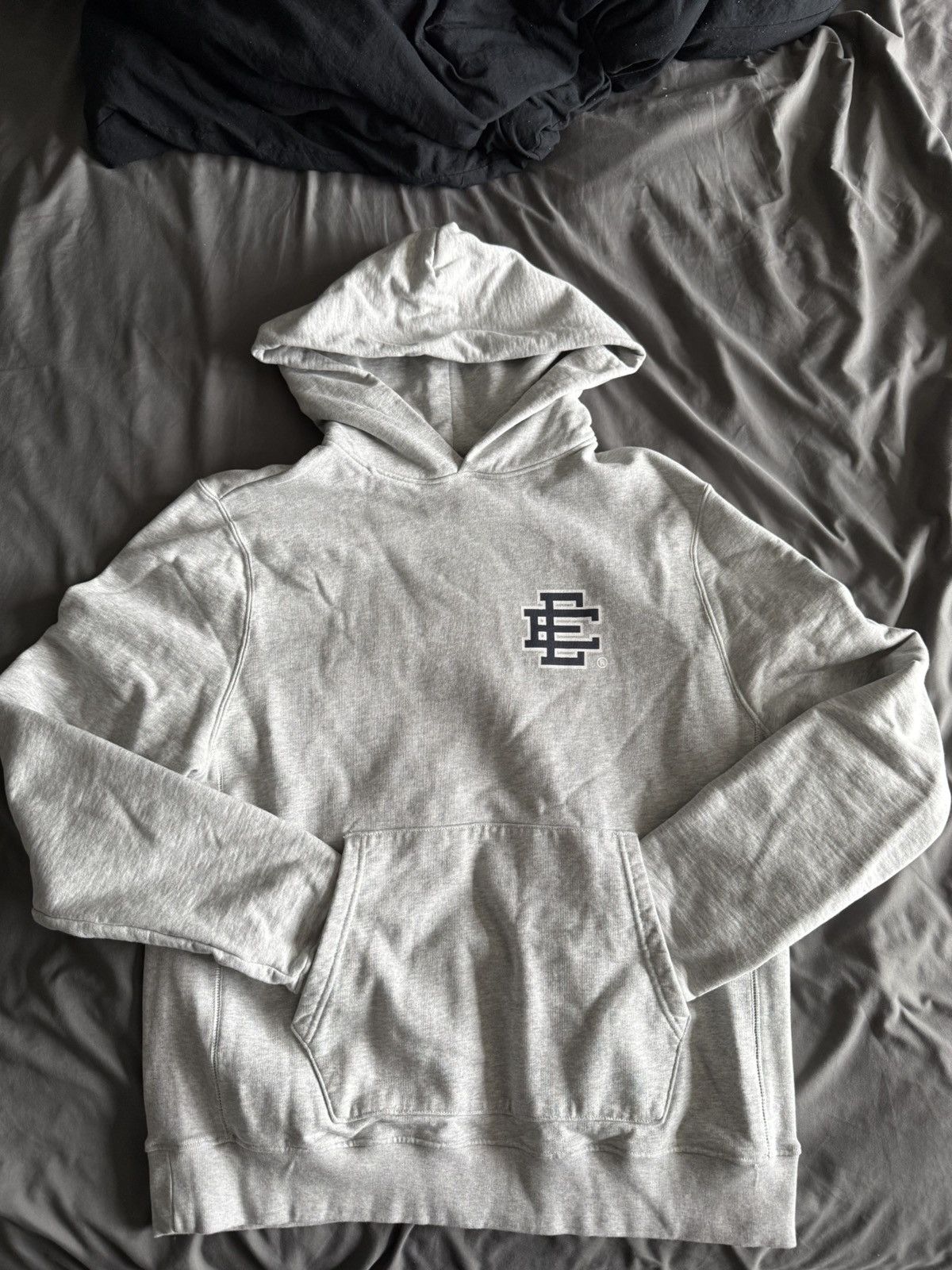 Eric Emanuel Eric Emanuel Grey Navy Logo Hoodie Size US XL / EU 56 / 4 - 1 Thumbnail