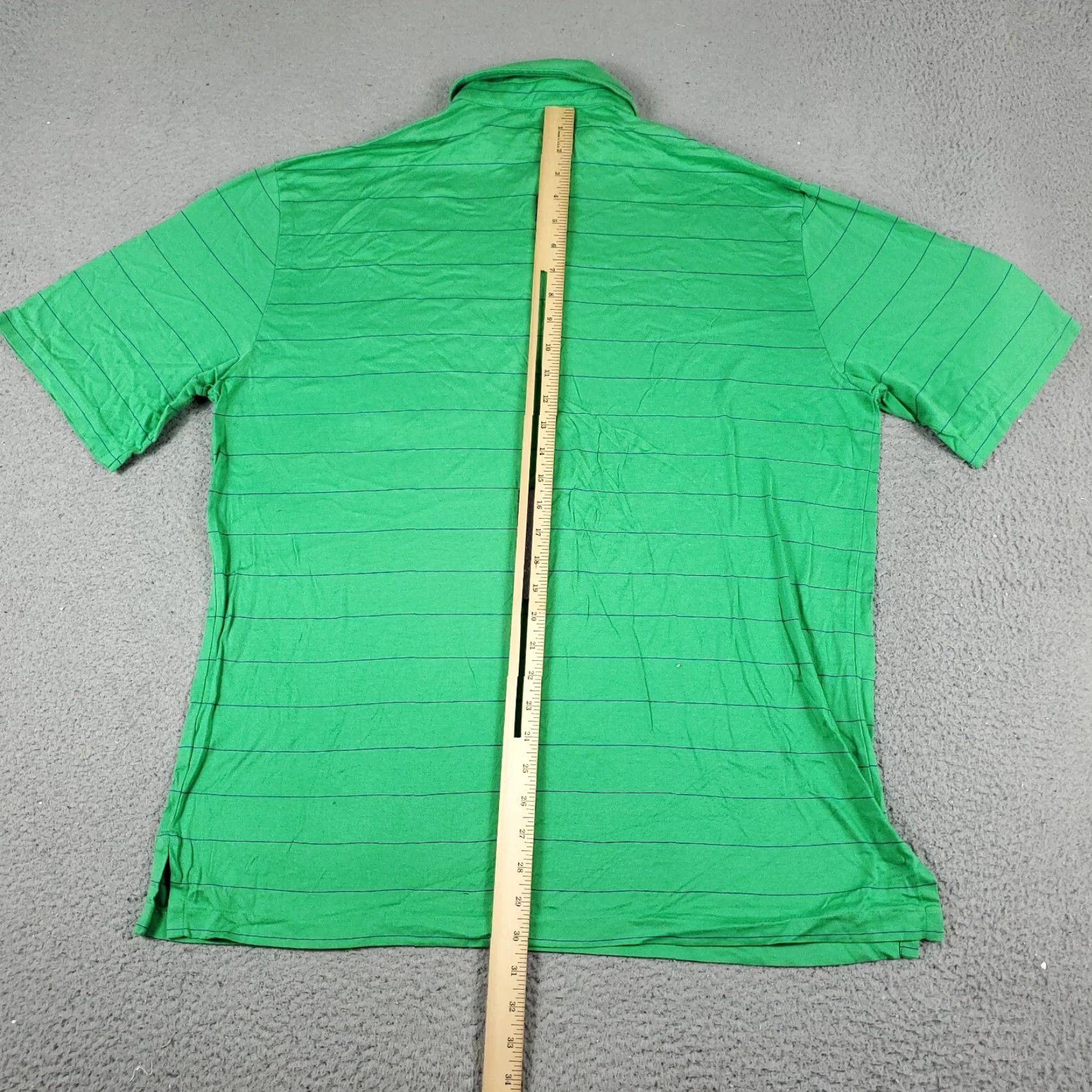 Ralph Lauren Ralph Lauren Polo Shirt Mens Large Green Striped Casual Short Sleeve Classic Size US L / EU 52-54 / 3 - 4 Thumbnail