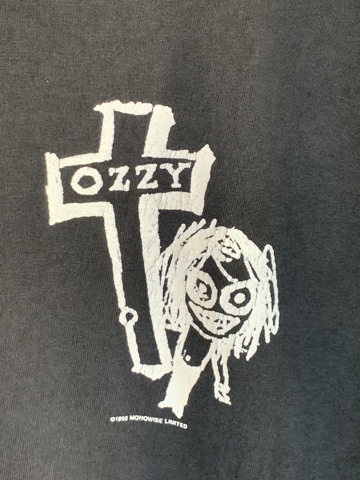Band Tees × Ozzy Osbourne × Vintage *RARE* Vintage 1995 Ozzy Osbourne Single Stitch Band T-Shirt Size US XL / EU 56 / 4 - 2 Thumbnail