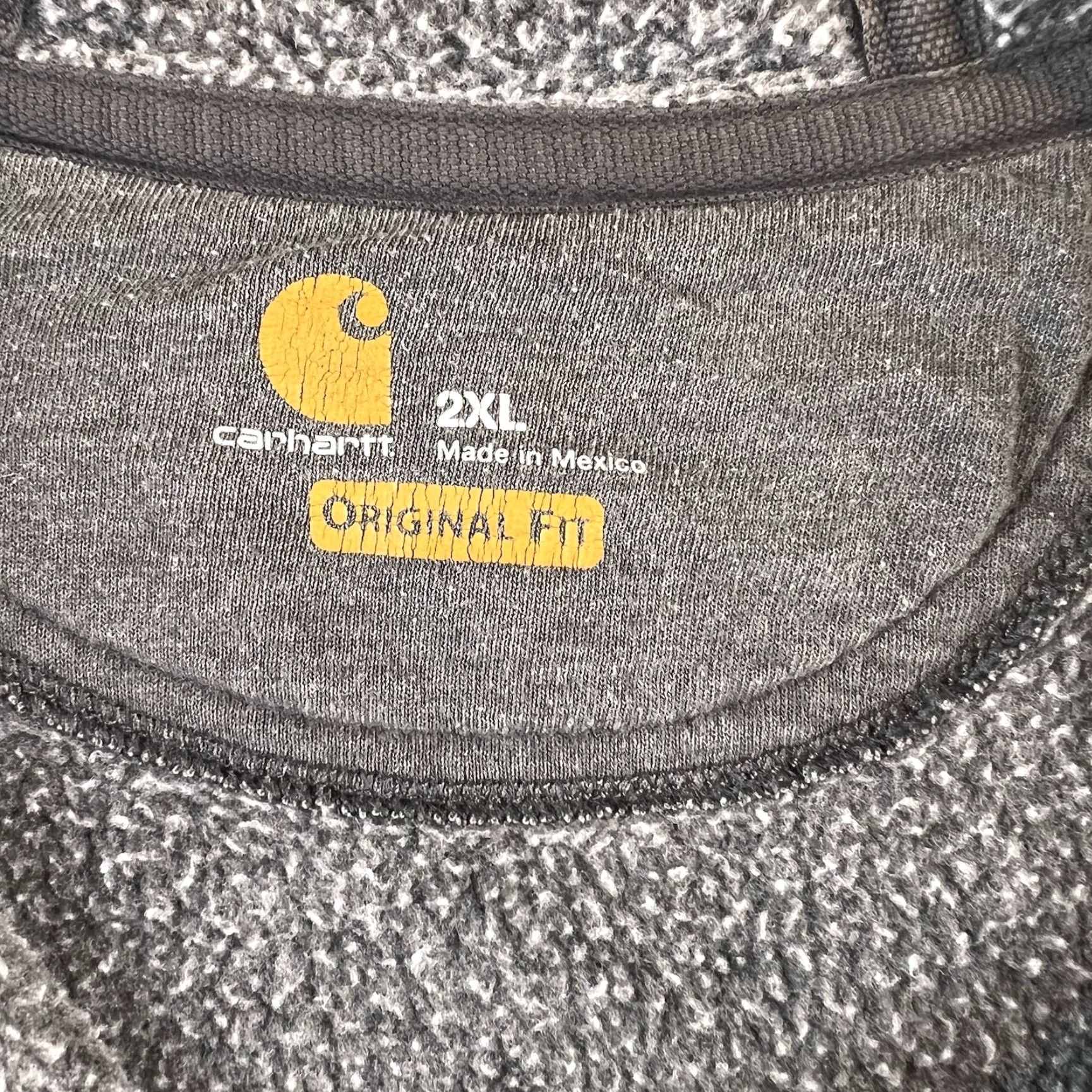 Carhartt Carhartt Hoodie Mens 2XL Gray Original Fit Full Zip Hooded Workwear Reading K122026 Size US XXL / EU 58 / 5 - 3 Thumbnail