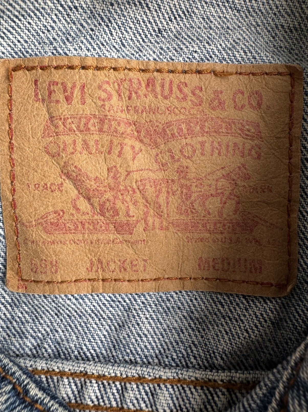 Levi's VERY RARE VINTAGE JACKET DENIM JEANS TRUCKER LEVIS Size US M / EU 48-50 / 2 - 6 Thumbnail