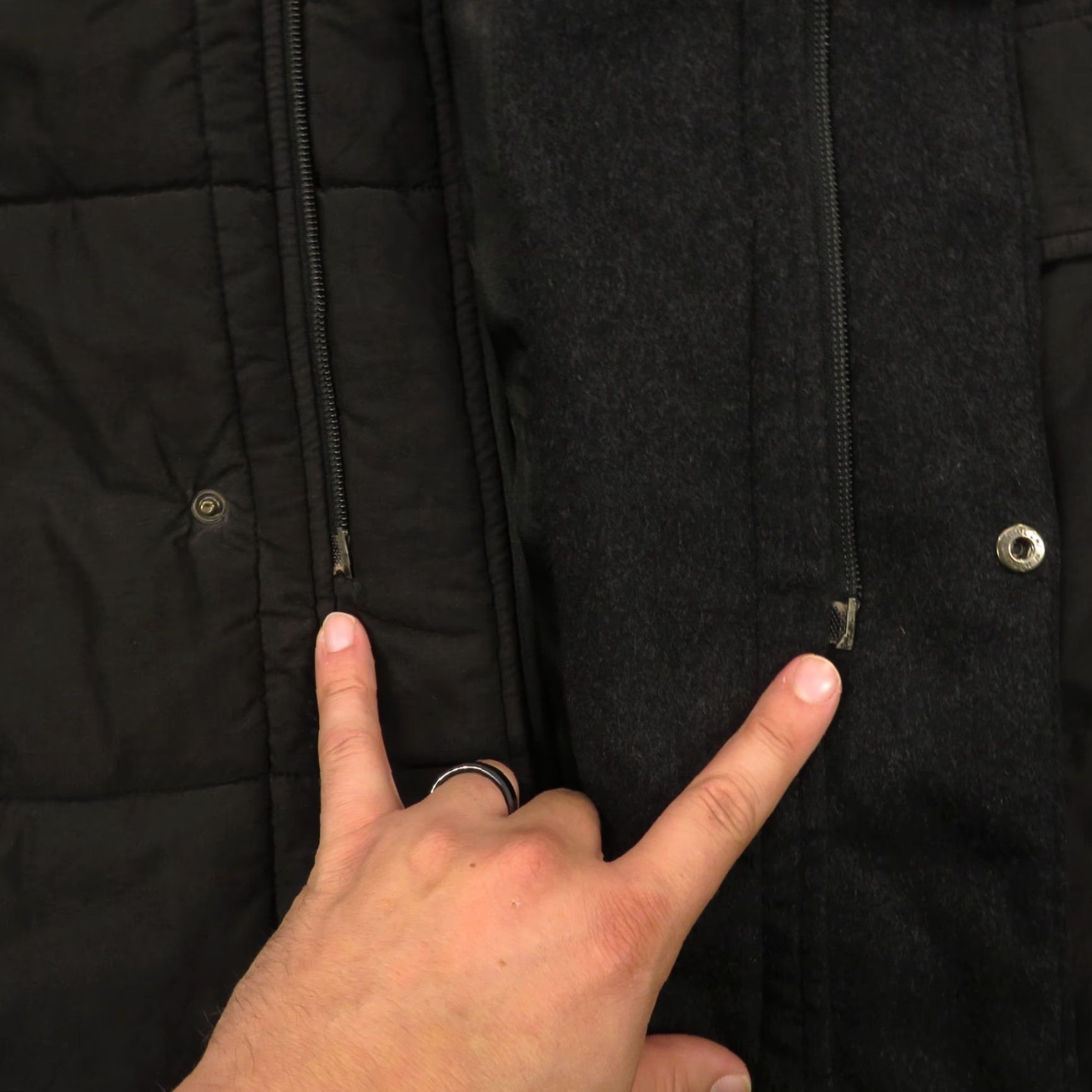 Canali Canali Coat 56 (46R) Cashmere Wool Quilt Lined Rain Puffer Towne Field Jacket Coat Shirt? Size US S / EU 44-46 / 1 - 4 Thumbnail