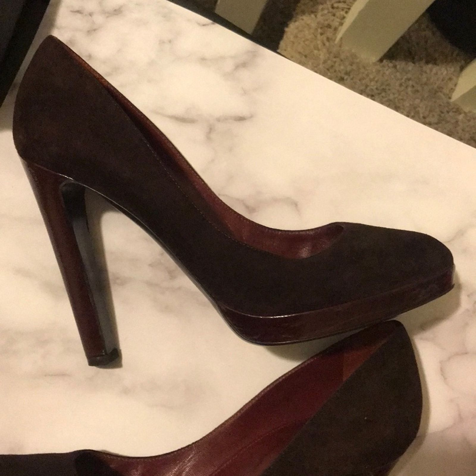 Sergio Rossi Sergio Rossi vero cucio suede italian pumps 39 Size US 8.5 / IT 38.5 - 8 Thumbnail