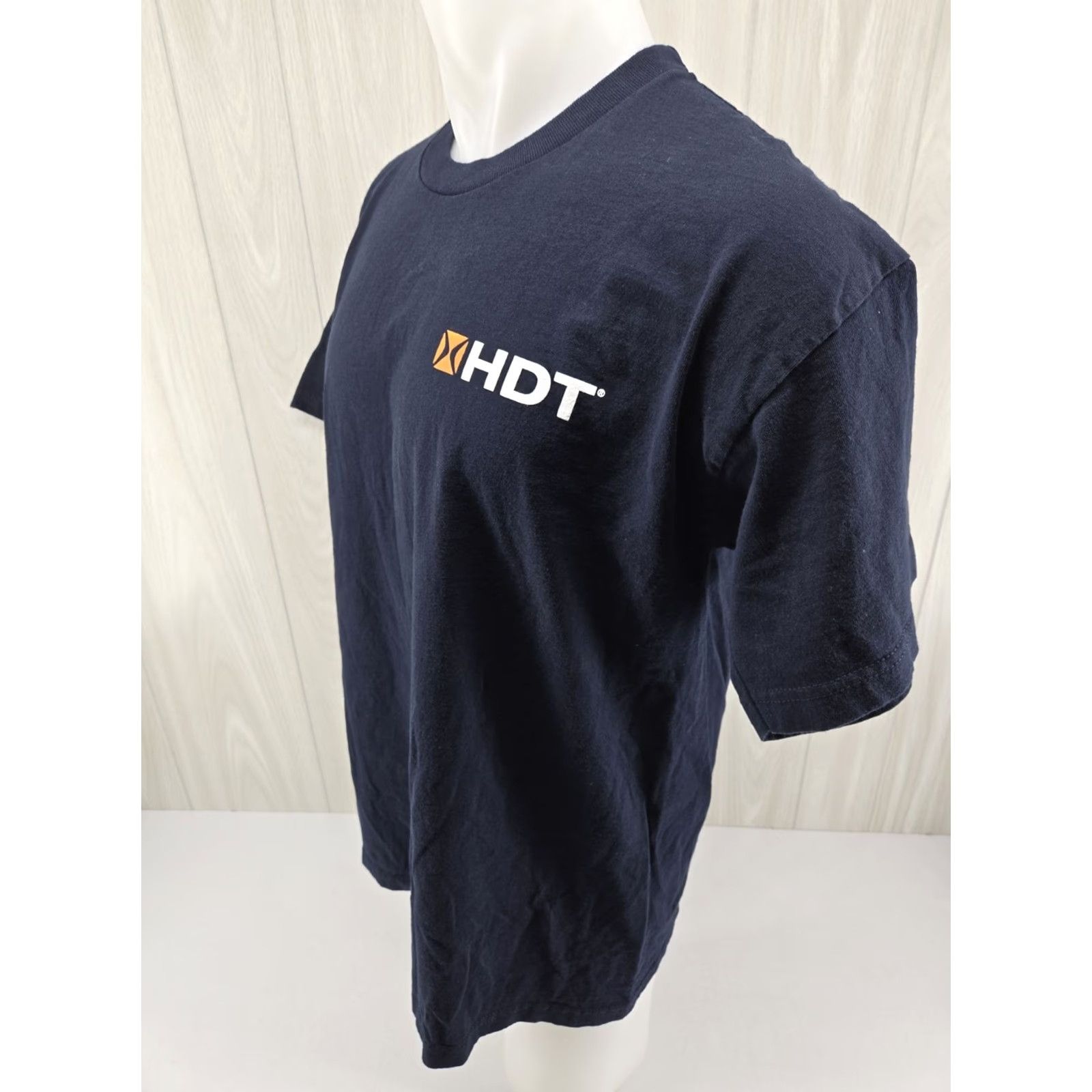 Vintage HDT Global T Shirt XL blue cotton short sleeve Men Size US XL / EU 56 / 4 - 4 Thumbnail