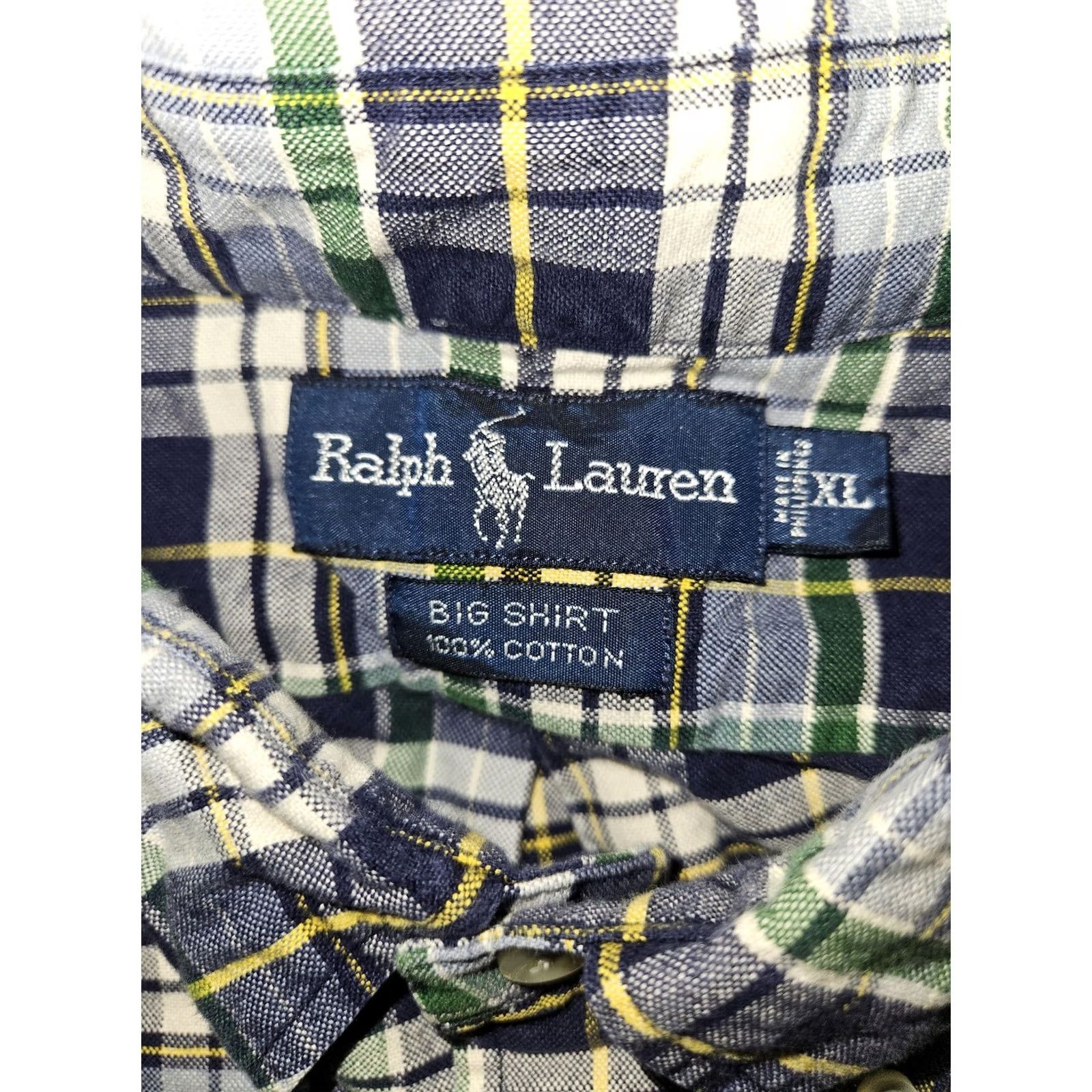 Ralph Lauren Ralph Lauren Shirt Mens XL Multicolor Plaid Button Down Long Sleeve Pony Logo Size US XL / EU 56 / 4 - 2 Thumbnail
