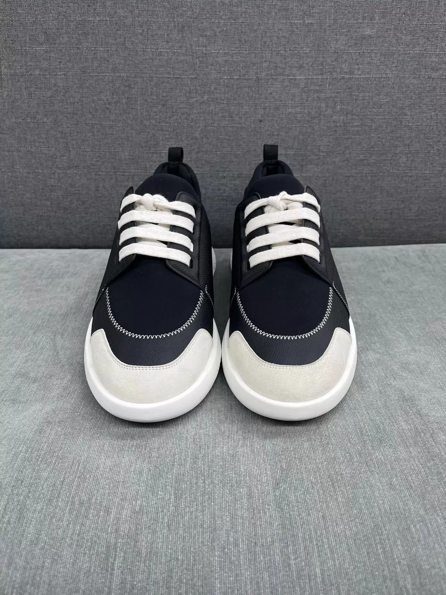 Hermes Hermès Black Leather Panelled Sneaker Size 42.5 99 New Size US 9.5 / EU 42-43 - 2 Thumbnail