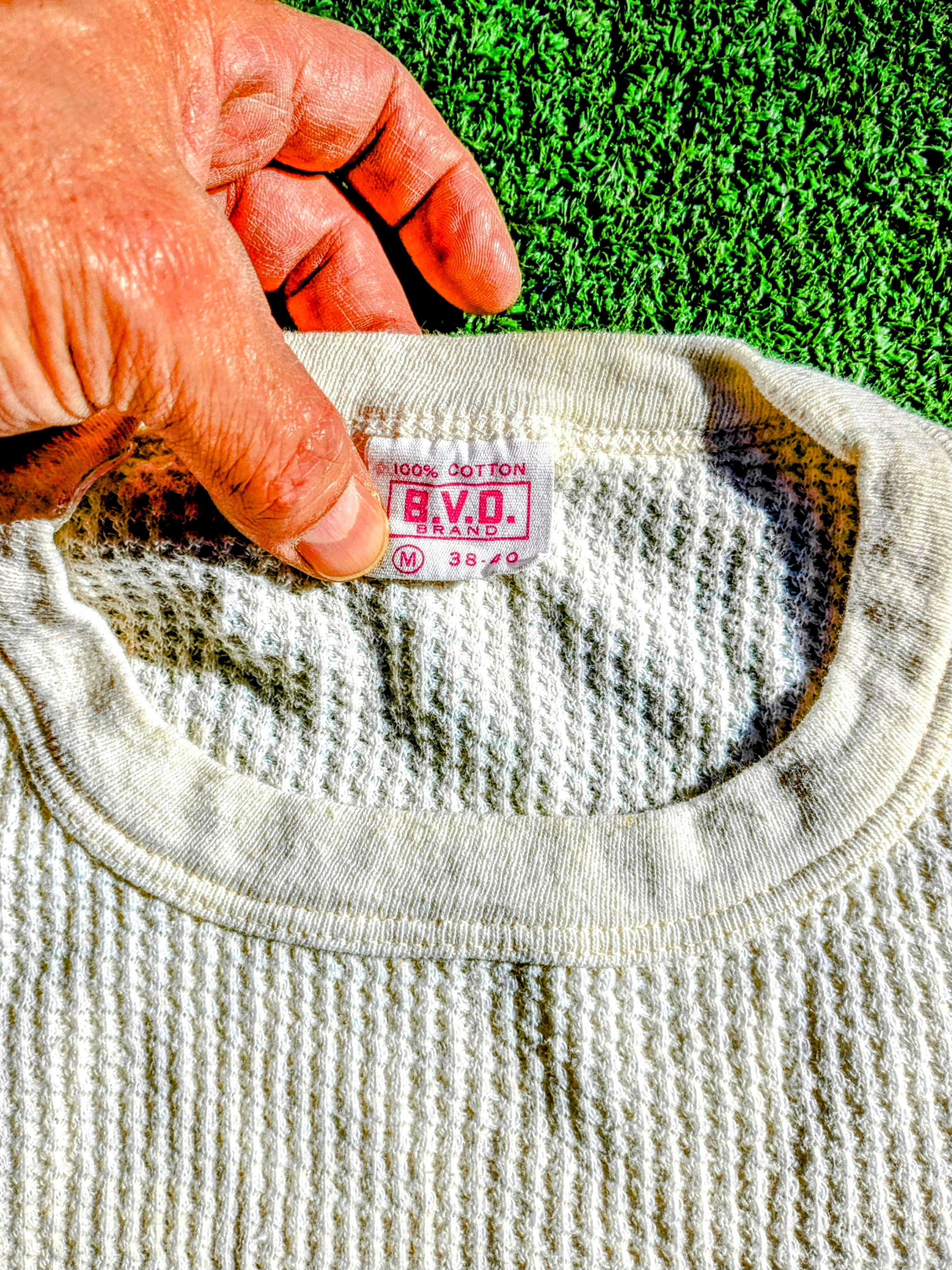 Vintage BVD Vintage Classic Cotton Thermal USA Made Med 38-40 Shirt Size US M / EU 48-50 / 2 - 3 Thumbnail