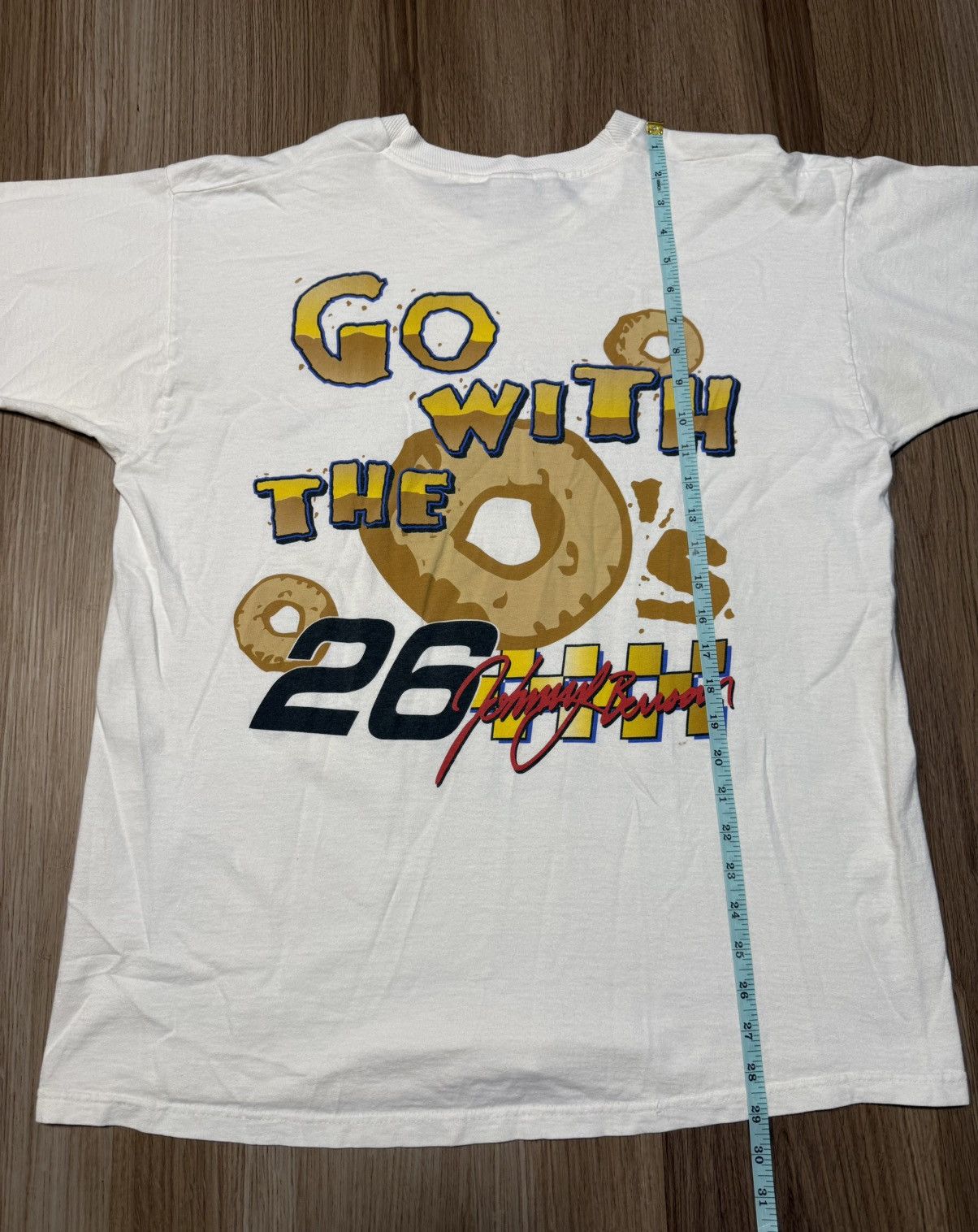 NASCAR Johnny Benson Cheerios Racing Nascar Tee Mens XL AOP Vintage Size US XL / EU 56 / 4 - 9 Thumbnail