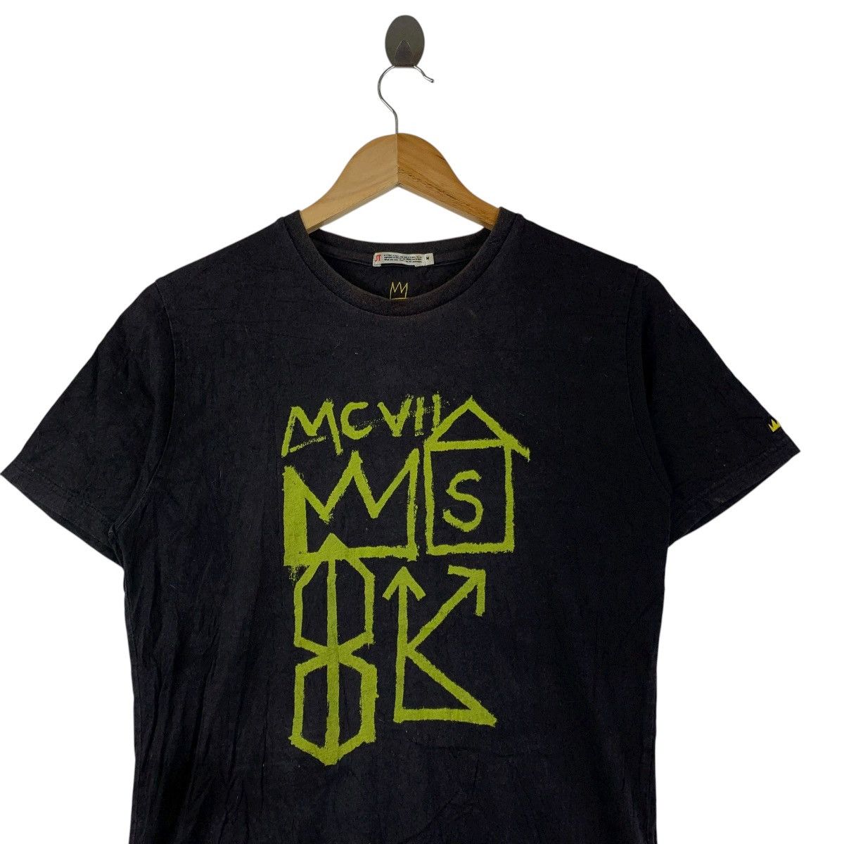 Uniqlo Uniqlo UT x Jean-Michel Basquiat Black Graphic Tee Shirt Size US S / EU 44-46 / 1 - 2 Thumbnail