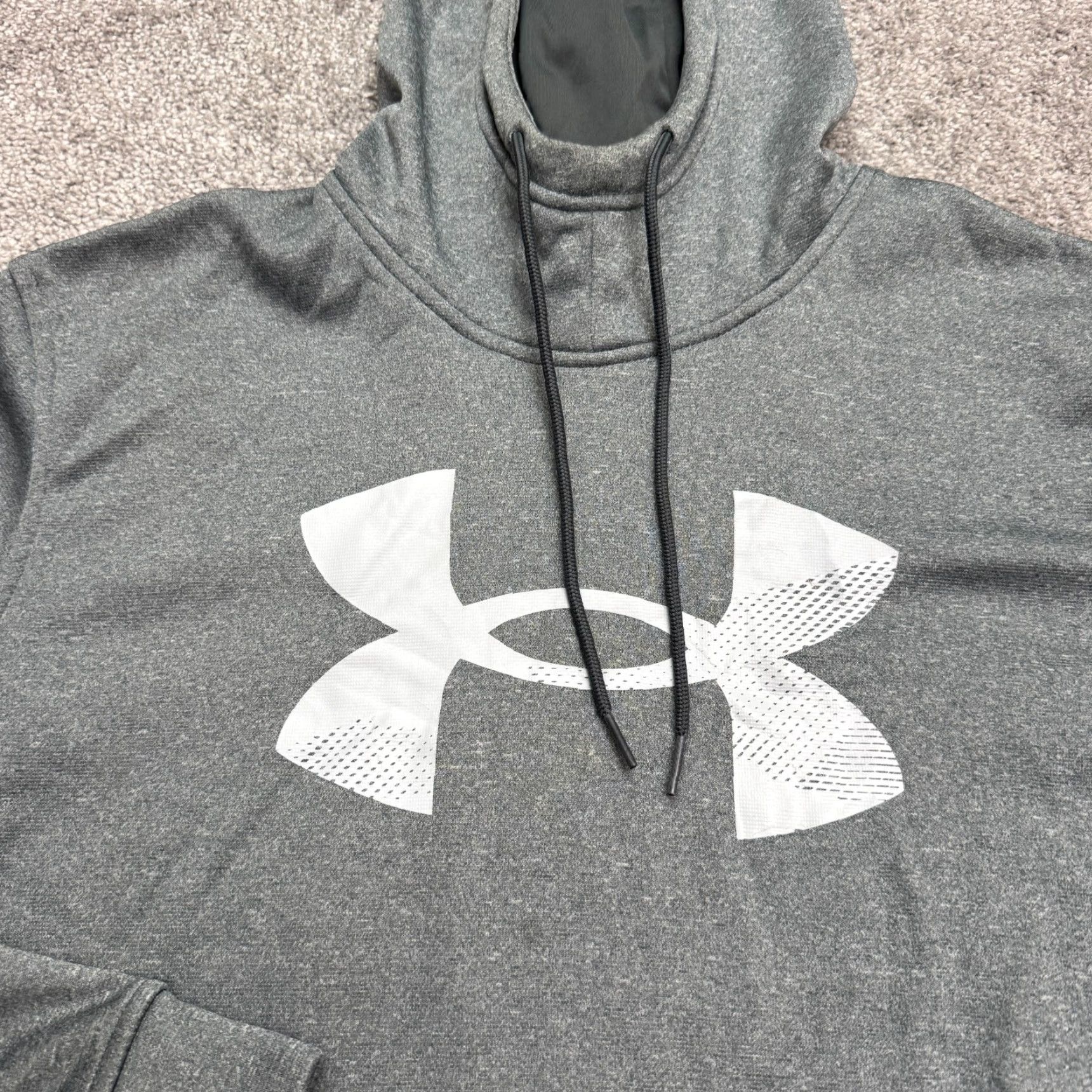 Under Armour Under Armour Hoodie Mens Medium Gray ColdGear Loose Fit Pullover Sweatshirt Size US M / EU 48-50 / 2 - 3 Thumbnail
