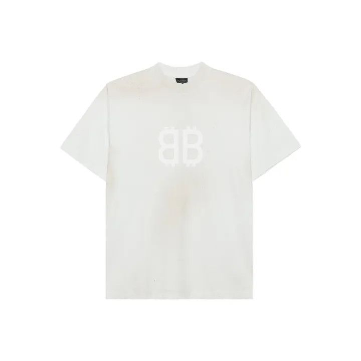 Balenciaga Balenciaga SS23 Logo Print Short Sleeve T-Shirt Size US L / EU 52-54 / 3 - 1 Thumbnail