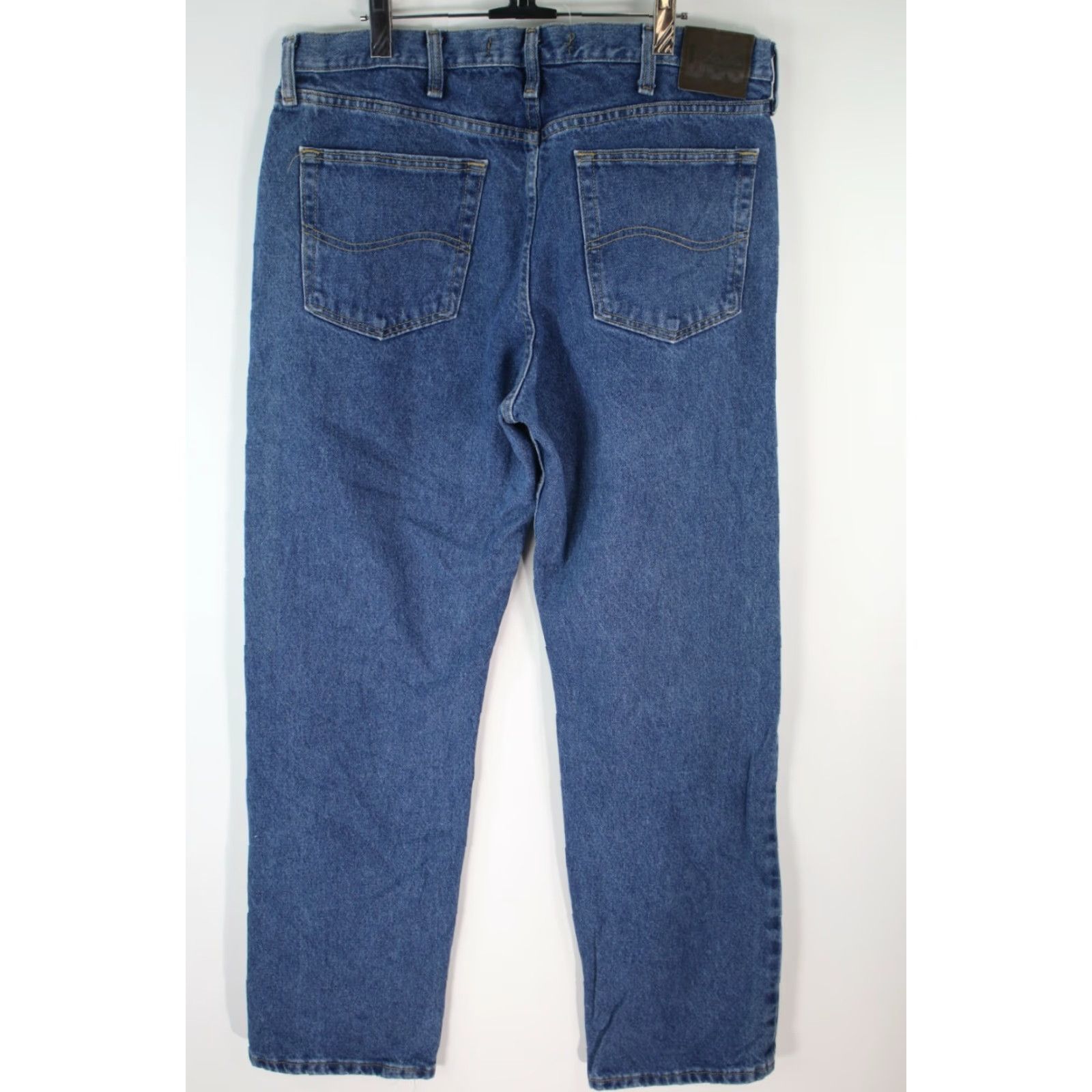 Lee Lee Jeans Main Selling Point Regular Fit Denim Straight Leg High Rise Blue 36x32 Mens Jeans 90s Color Blue Size 36x32 Mens Size US 36 / EU 52 - 2 Thumbnail