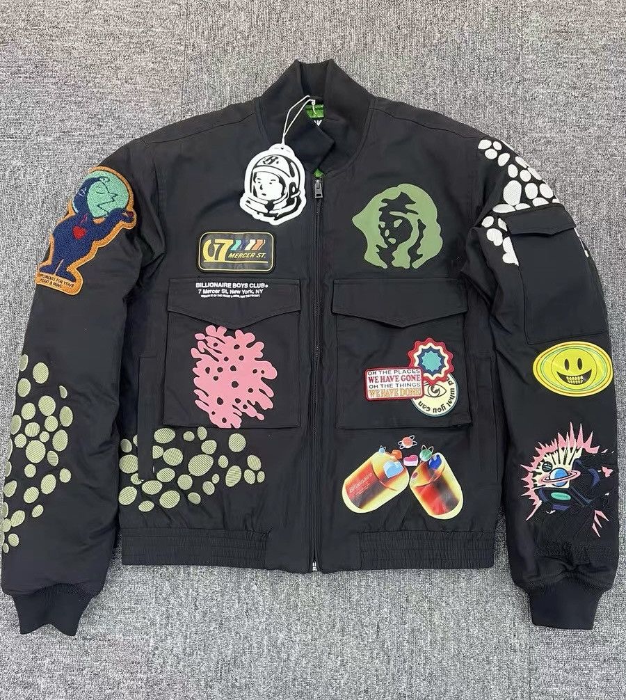 Billionaire Boys Club Billionaire Boys Club embroidered zip-up quilted jacket Size US L / EU 52-54 / 3 - 1 Thumbnail