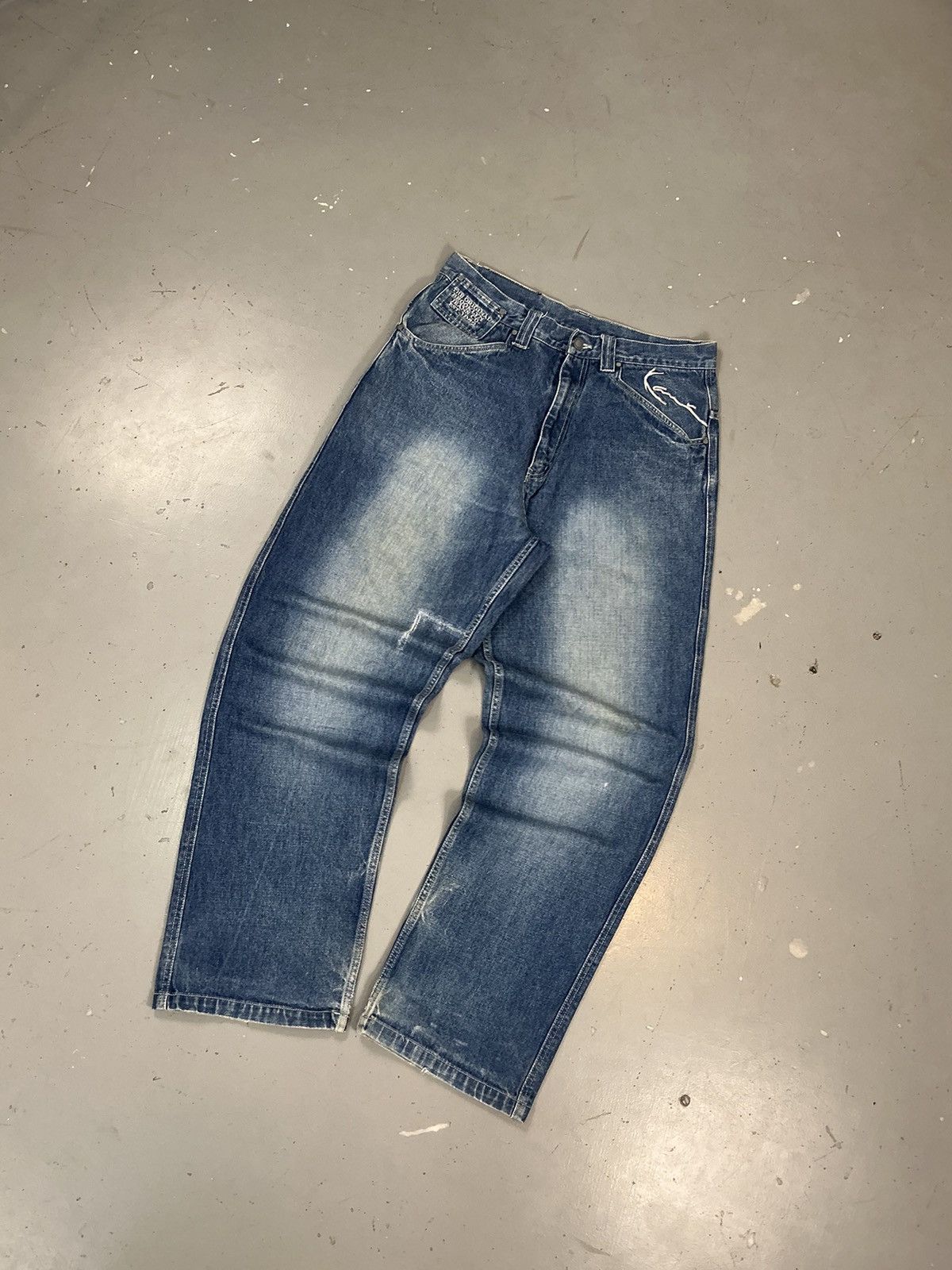 Karl Kani × Vintage Vintage Karl Kani embroidered denim Size US 34 / EU 50 - 3 Thumbnail