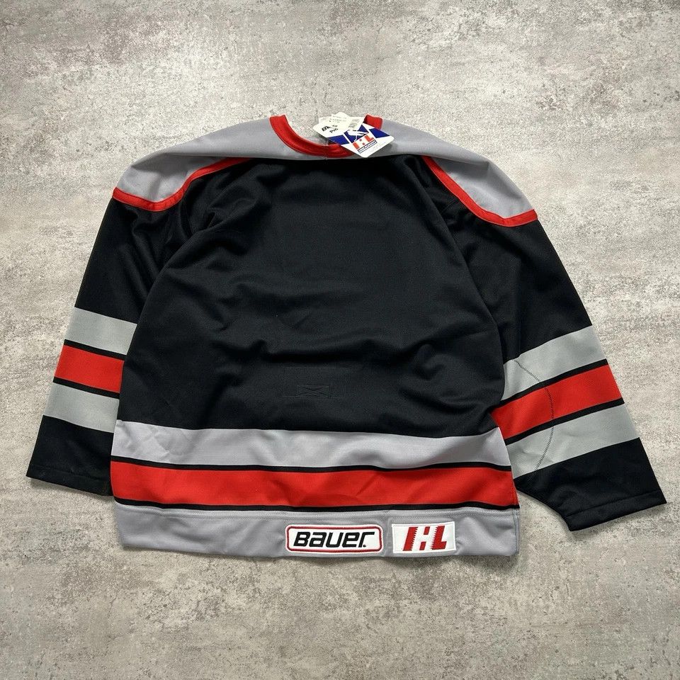 Vintage IHL CINCINNATI CYCLONES BAUER AUTHENTIC HOCKEY SIZE 48 Size US XL / EU 56 / 4 - 4 Thumbnail