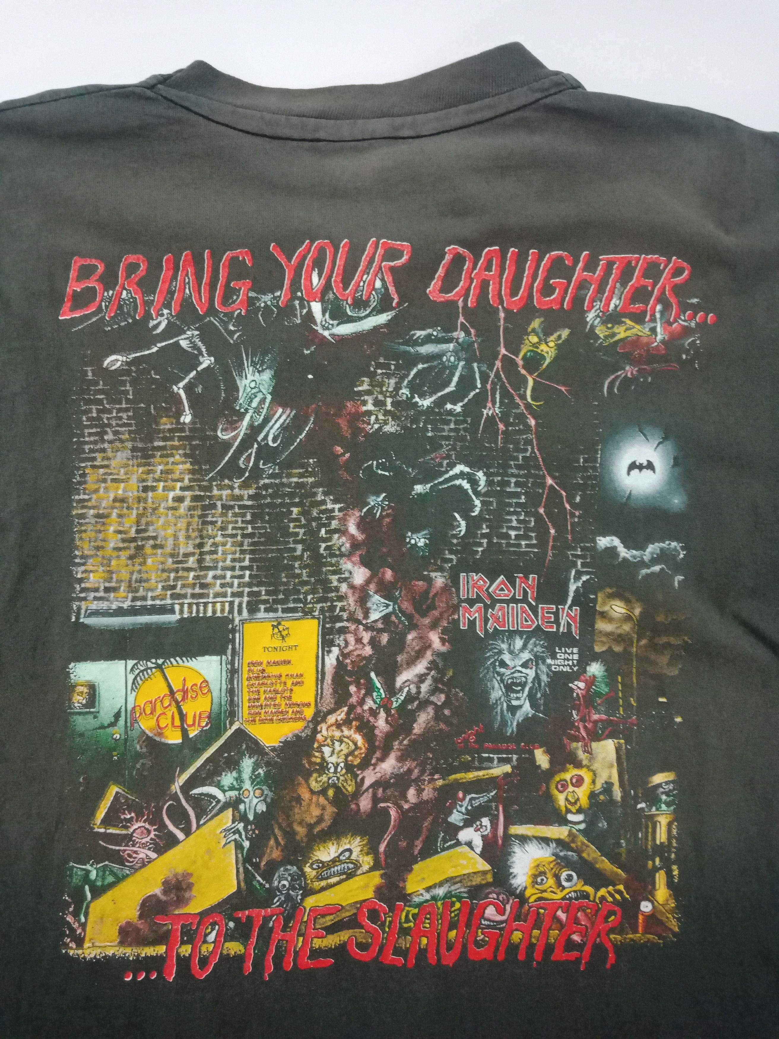 Iron Maiden × Vintage 94 Iron Maiden Bring Your Daughter To The Slaughter #A Size US L / EU 52-54 / 3 - 4 Thumbnail