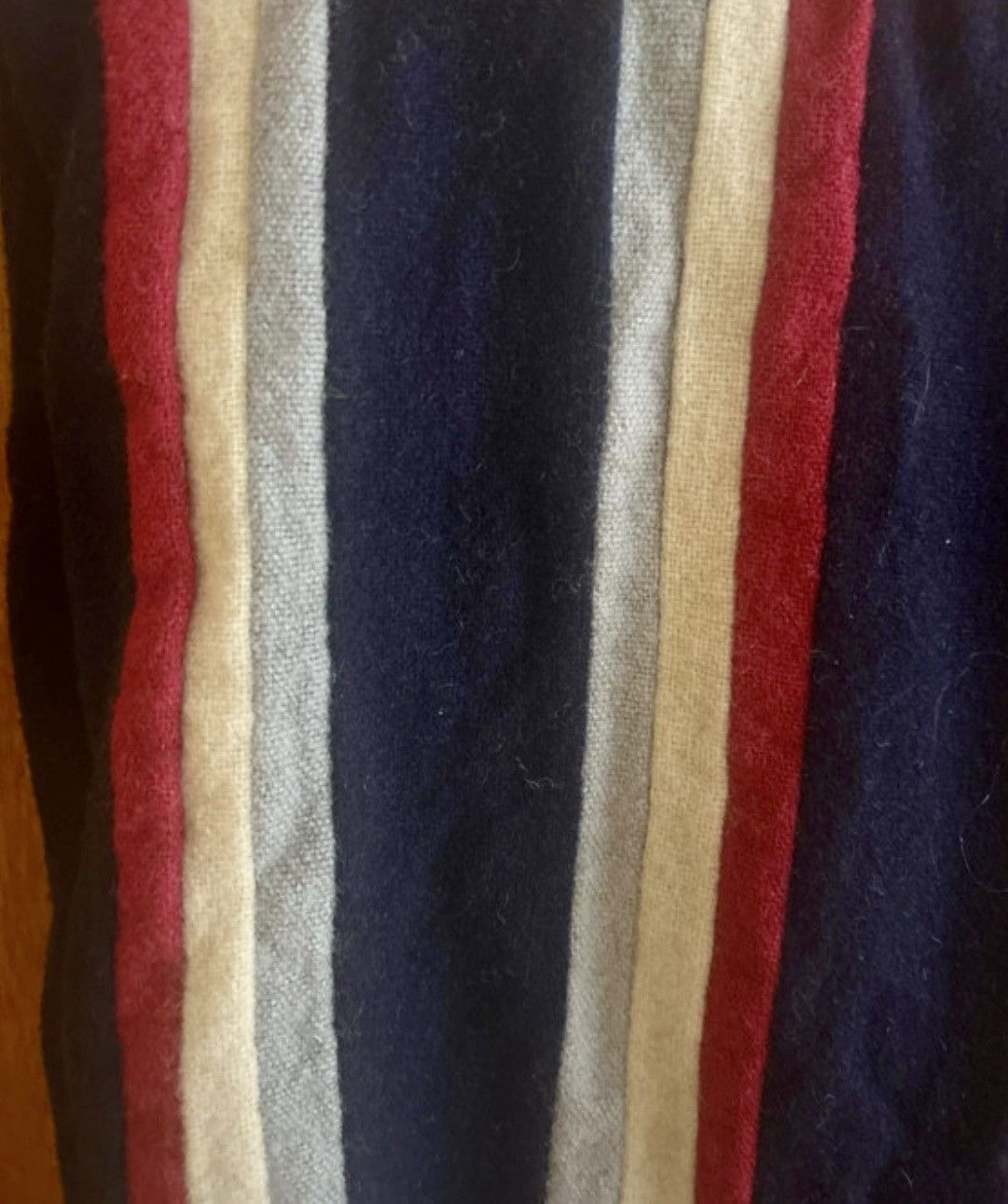 Other Fahlgren Made in England University Stripe Scarf – Ivy Size ONE SIZE - 2 Thumbnail