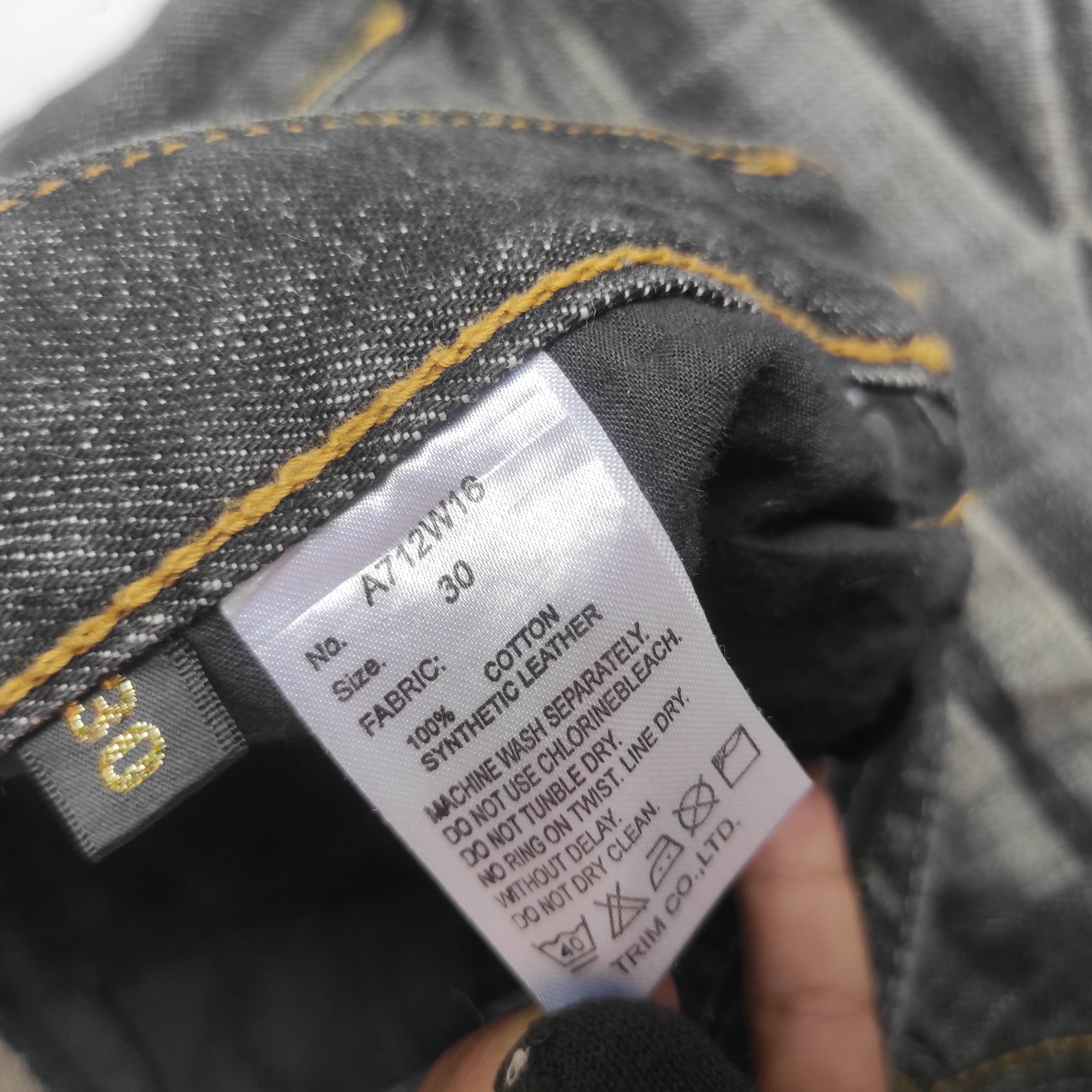 Hysteric Glamour Vintage Gold Line Apestein Rare Design Flare Jeans Size US 30 / EU 46 - 11 Thumbnail