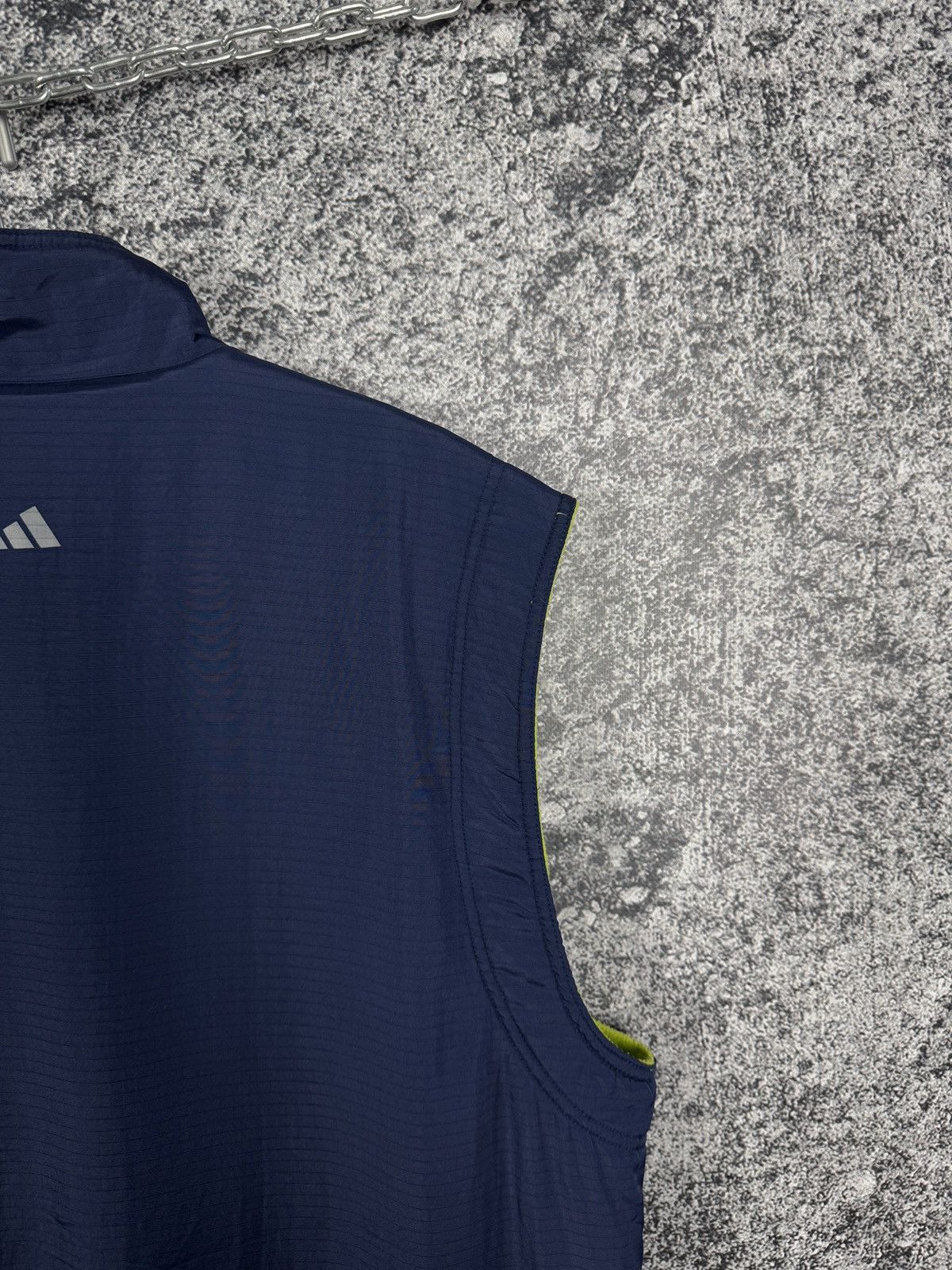 Adidas Adidas Vintage 90a Reversible Vest Full Zip Gilet Y2K Size L Size US L / EU 52-54 / 3 - 12 Thumbnail