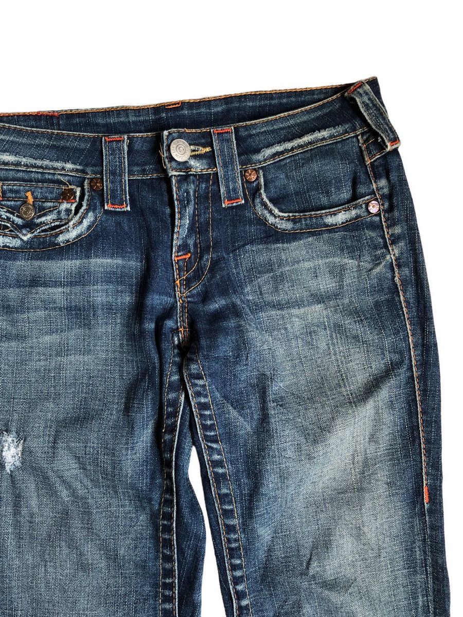 True Religion True Religion Joey low rise spiral cut flared jeans Size US 31 - 6 Thumbnail