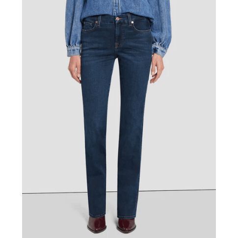 7 for All Mankind B(AIR) KIMMIE STRAIGHT IN RINSED INDIGO Je