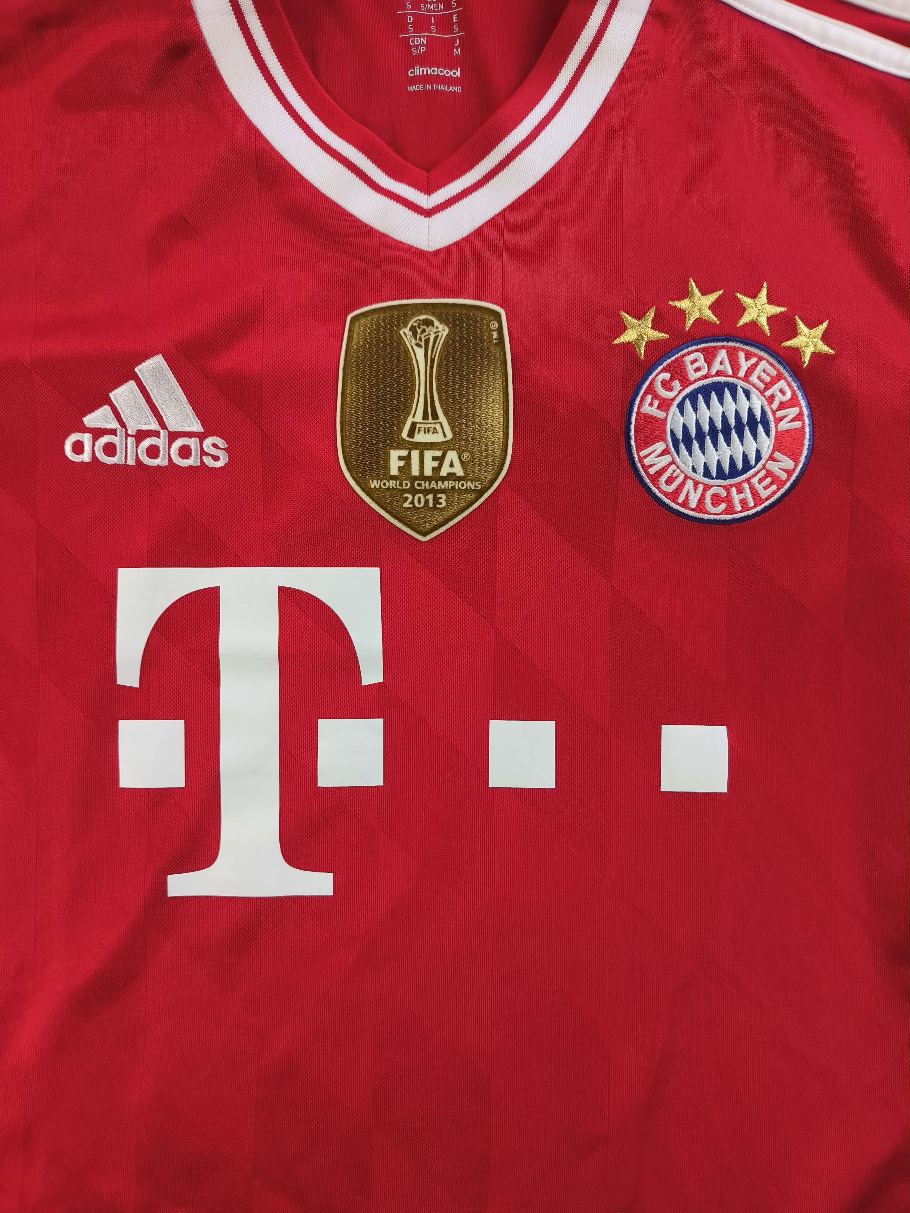 Adidas Bayern Munich 2013-14 home Javi Martinez football jersey S Size US S / EU 44-46 / 1 - 3 Thumbnail