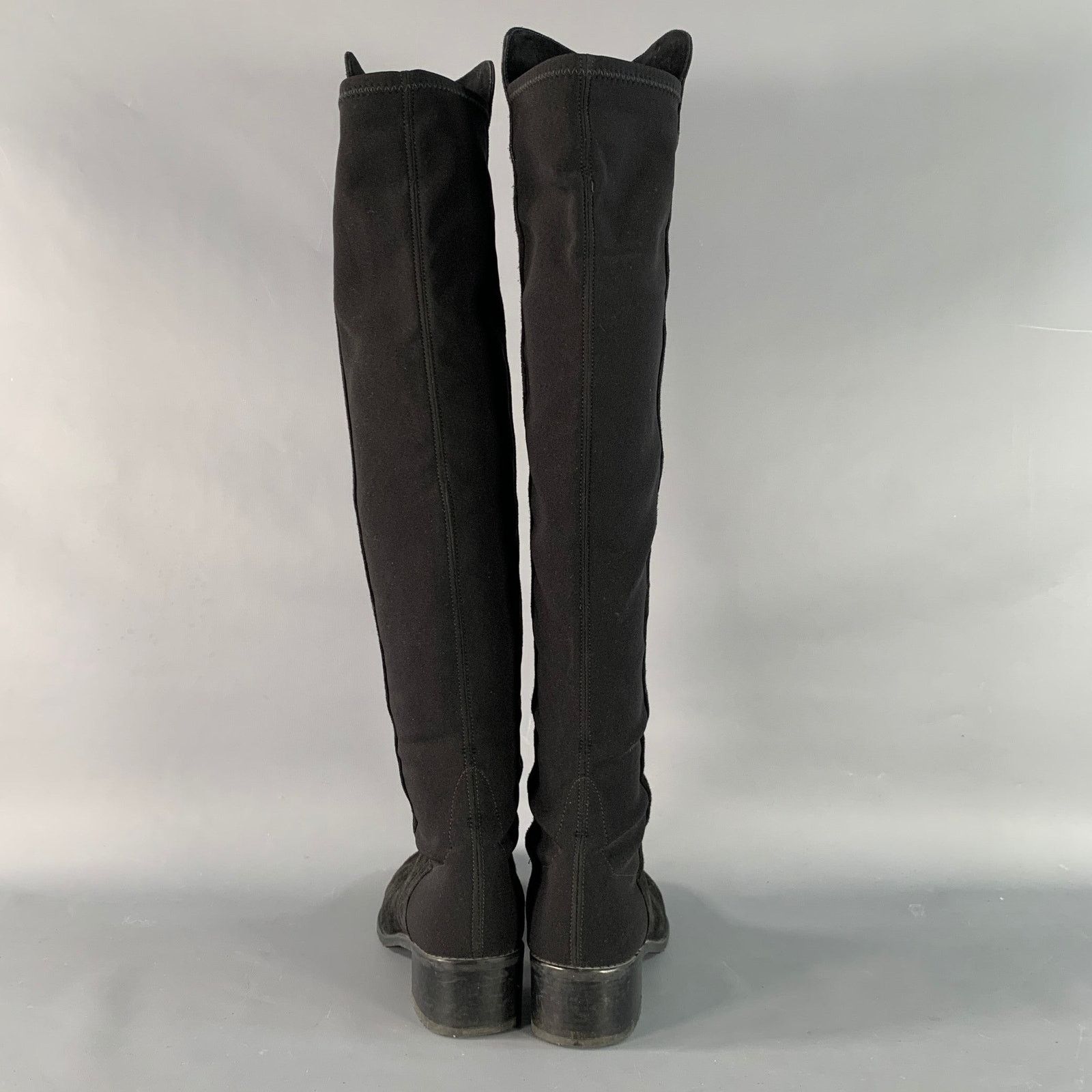 Stuart Weitzman STUART WEITZMAN Size 6 Black Nylon Boots Size US 6 / IT 36 - 3 Thumbnail