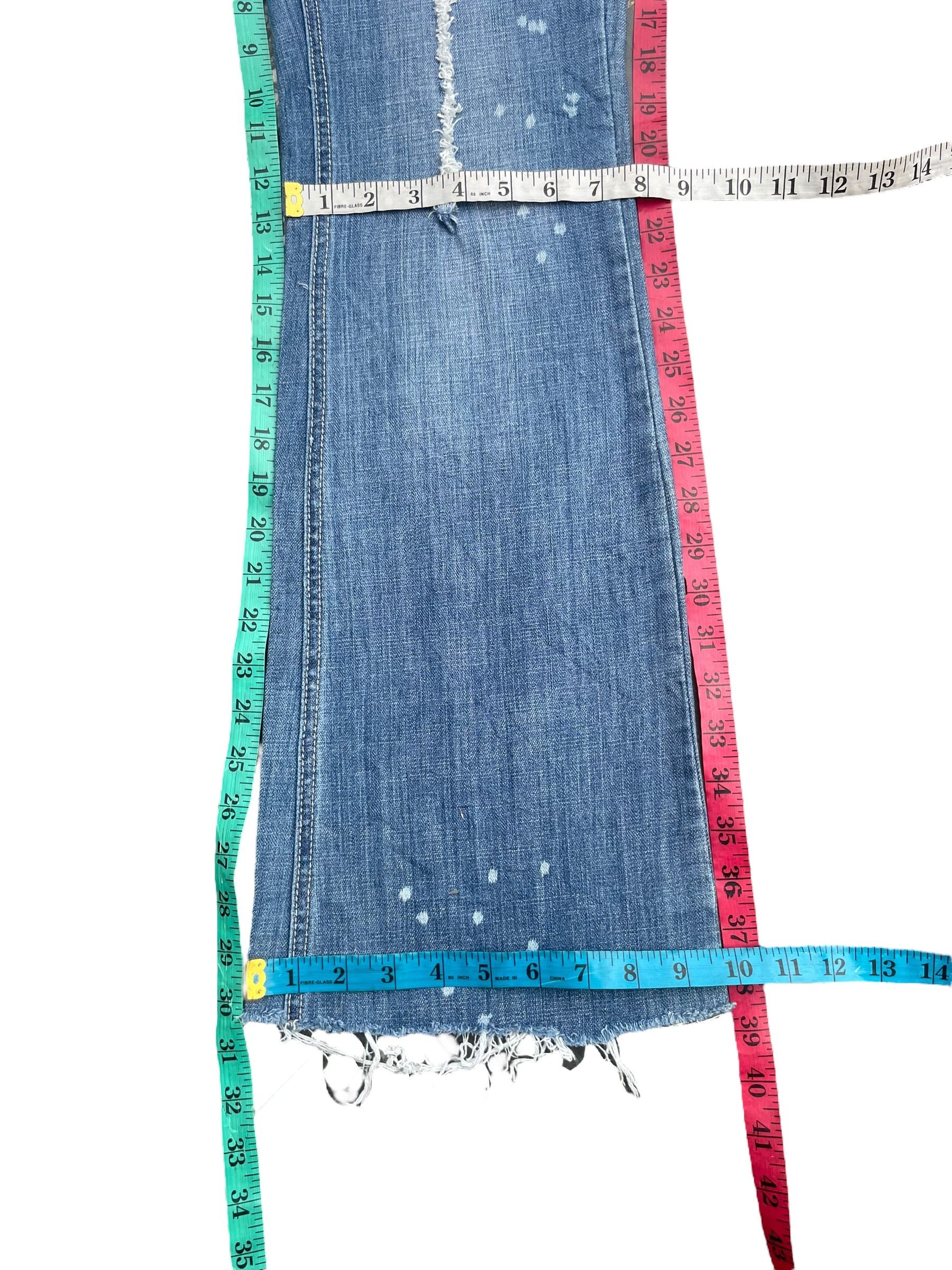 Imperial Imperial Star Flare Distresed Denim Size 33" - 12 Thumbnail