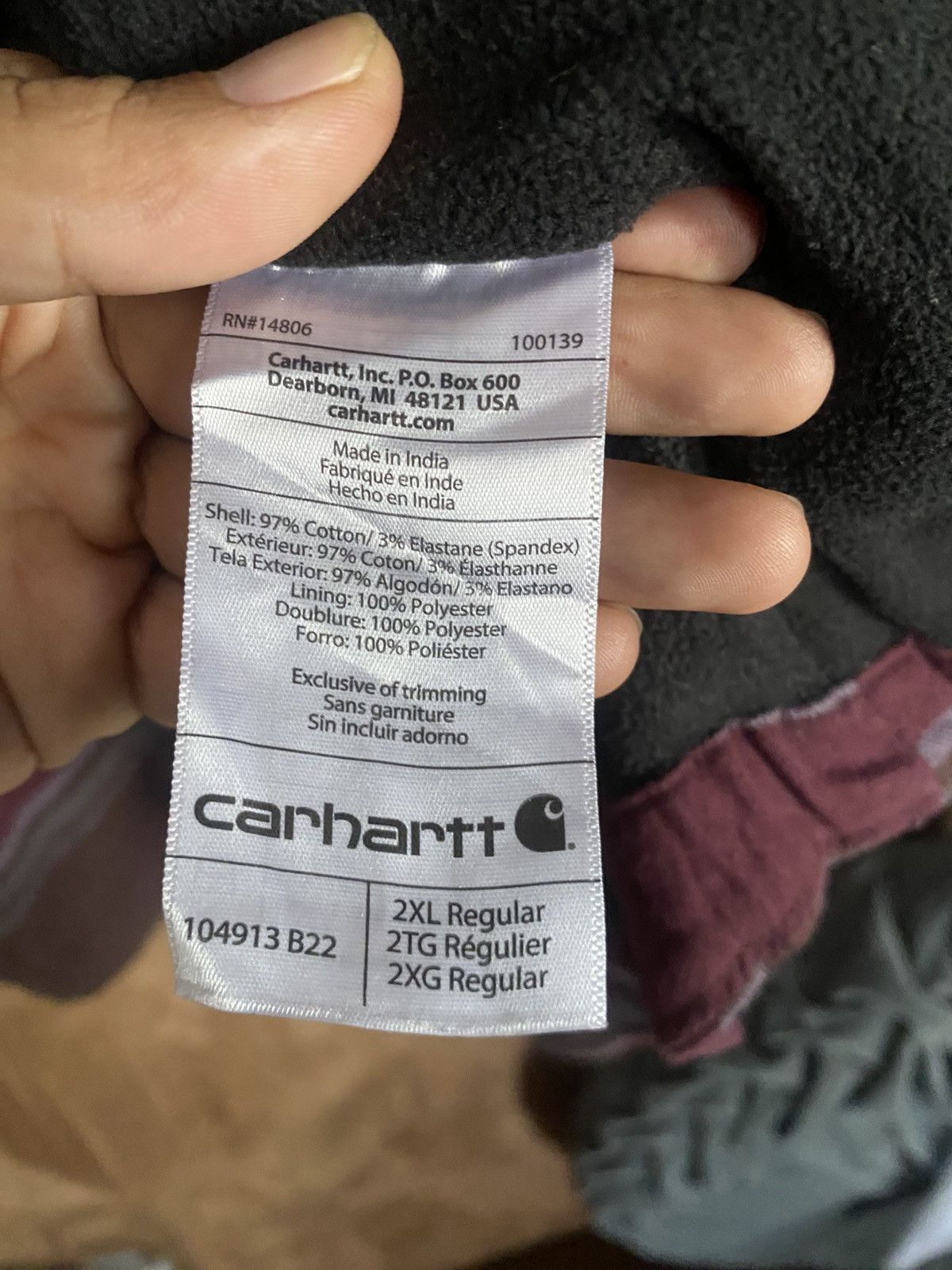 Carhartt carhartt rugged flex relaxed fit flannel fleece Size US XXL / EU 58 / 5 - 4 Thumbnail