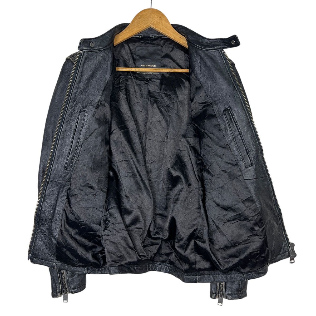 JACKROSE 💥 JACKROSE LEATHER MOTO RIDER JACKET Size US M / EU 48-50 / 2 - 11 Thumbnail