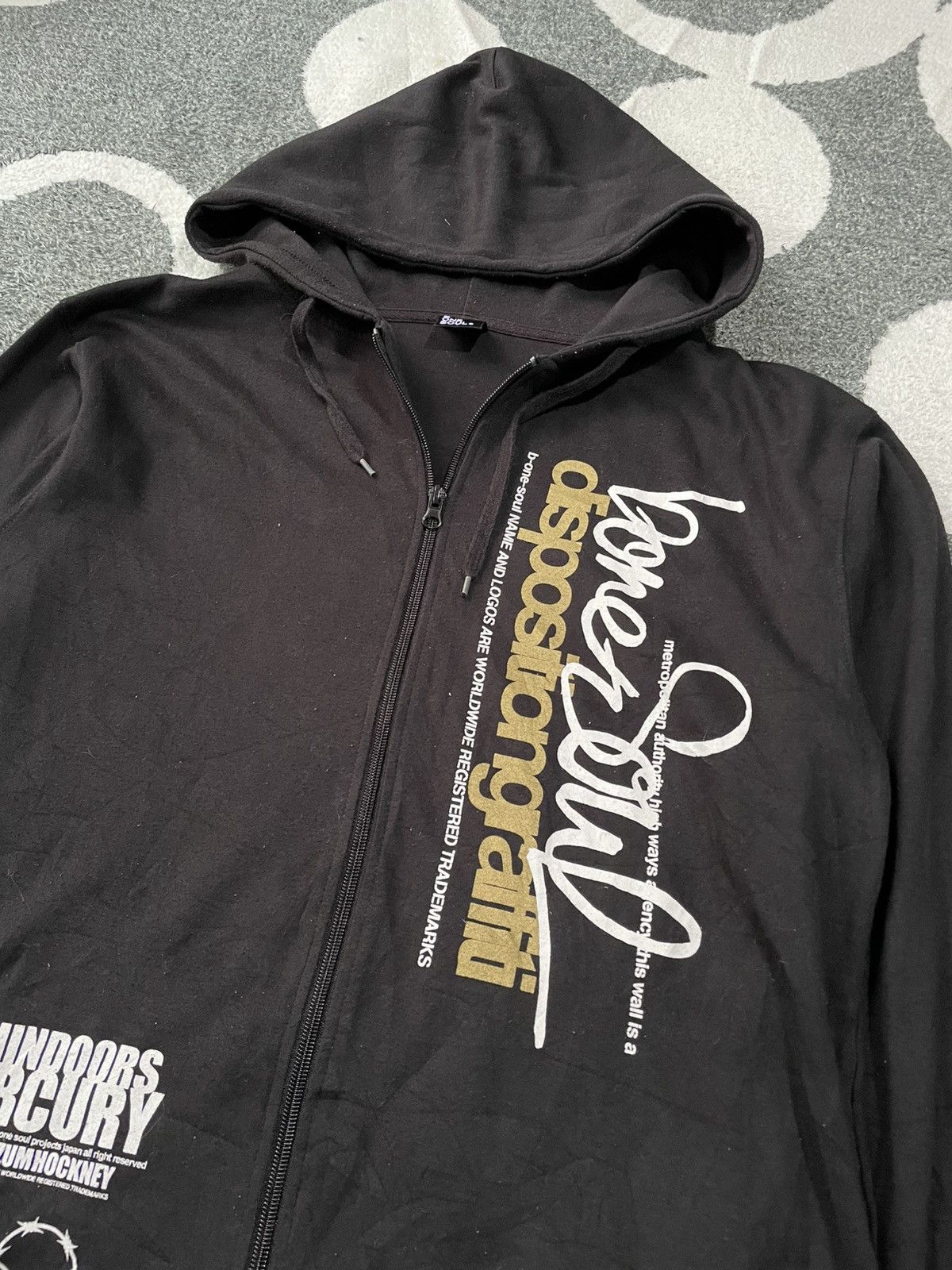 Japanese Brand B ONE SOUL ZIP HOODIE Size US XL / EU 56 / 4 - 2 Thumbnail