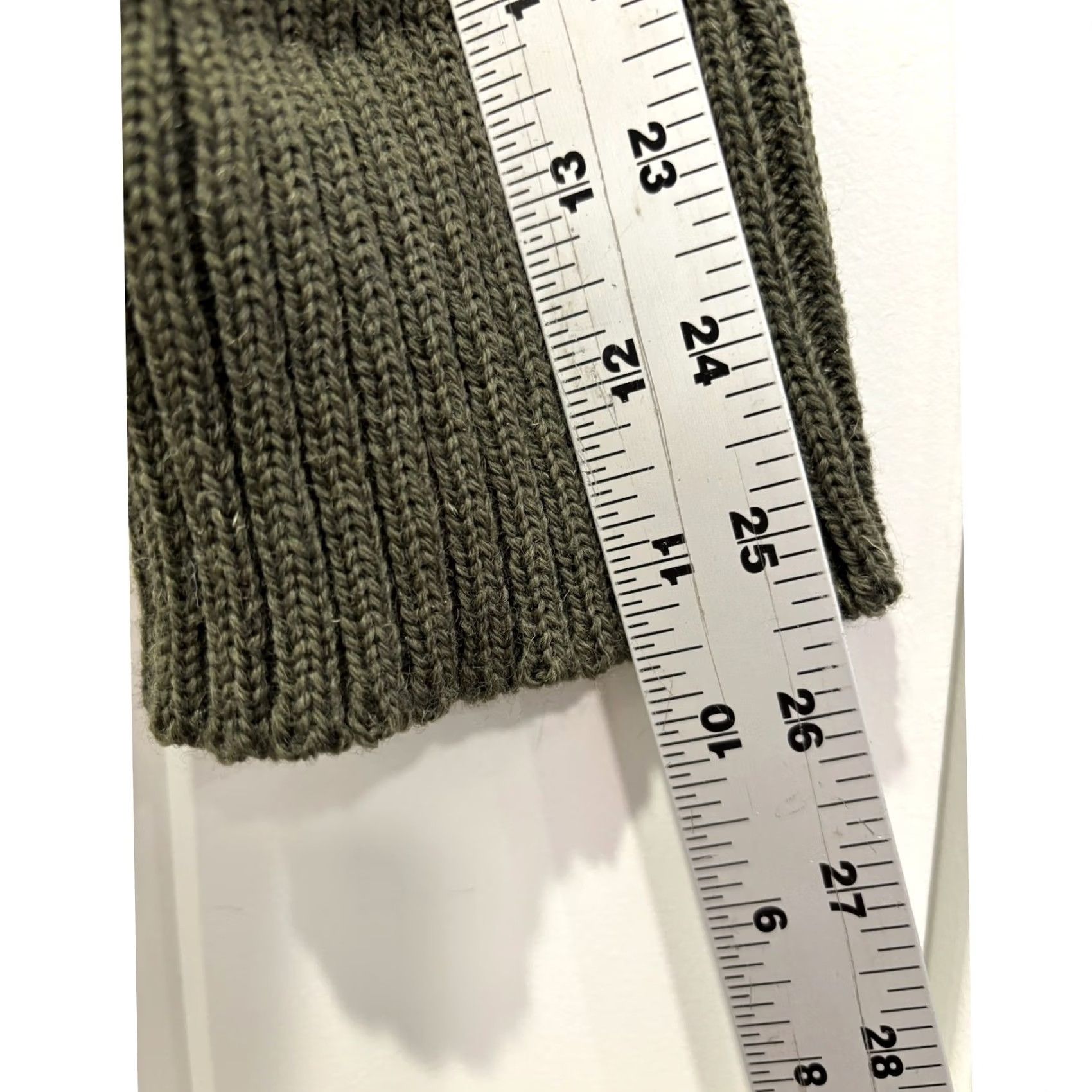 Commando The Woolly Pully Commando Sweater Mens Large Olive Green Ribbed Military Wool Size US L / EU 52-54 / 3 - 6 Thumbnail