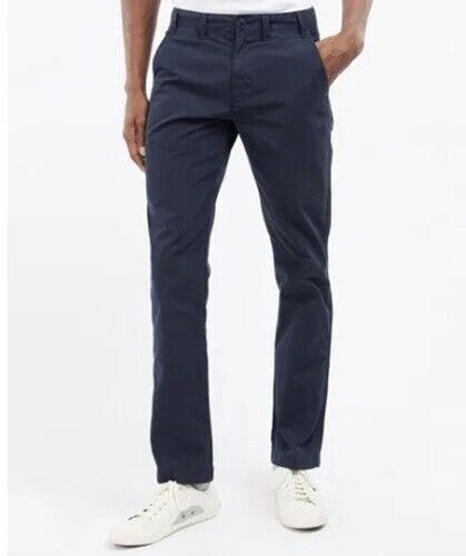 Barbour Barbour Glendale Chino Pants Navy ( 42 x 32 ) Size US 42 / EU 58 - 1 Thumbnail