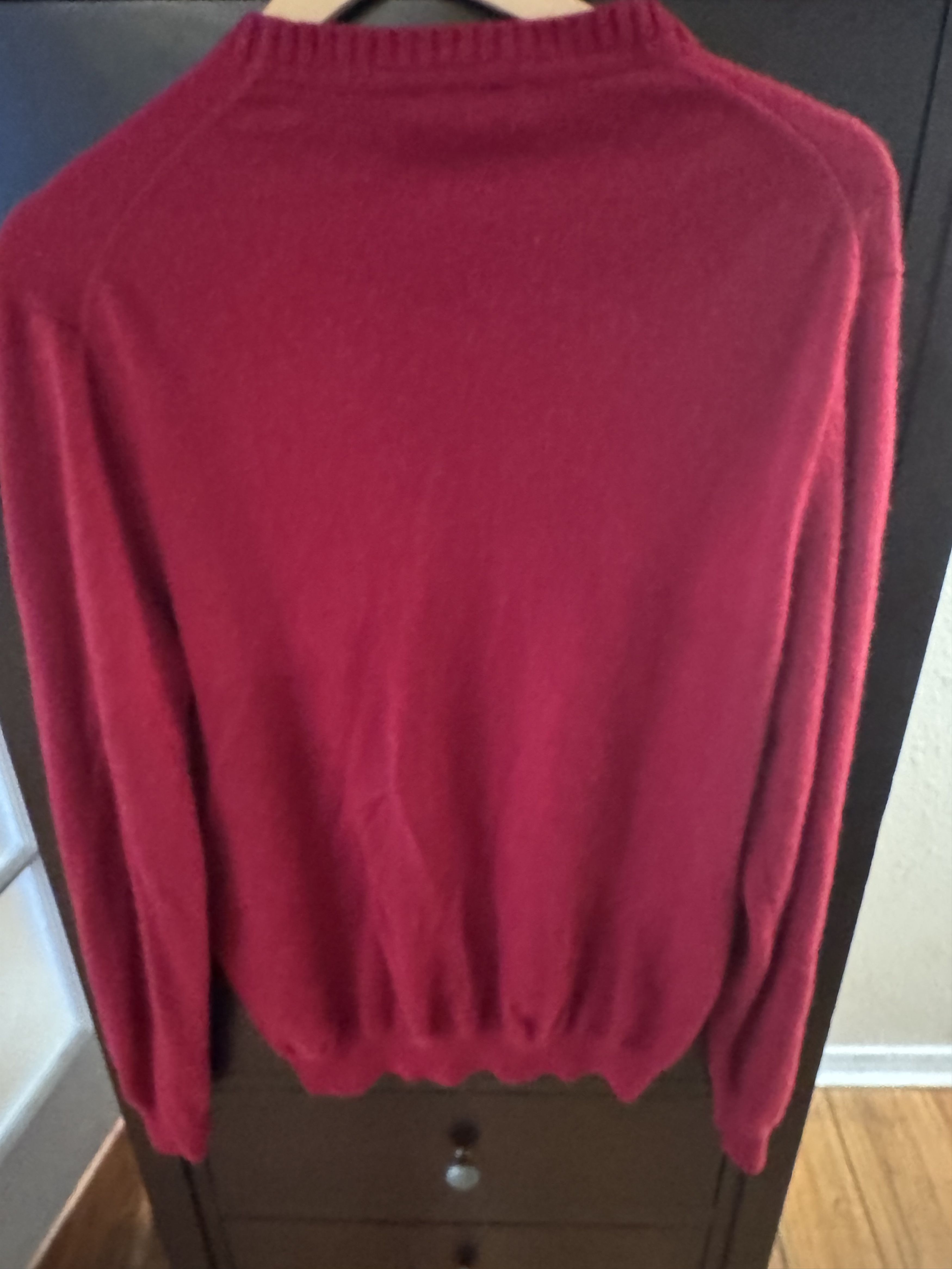 Strenstroms Stenstroms Red Cashmere Sweater. US L Size US L / EU 52-54 / 3 - 2 Thumbnail