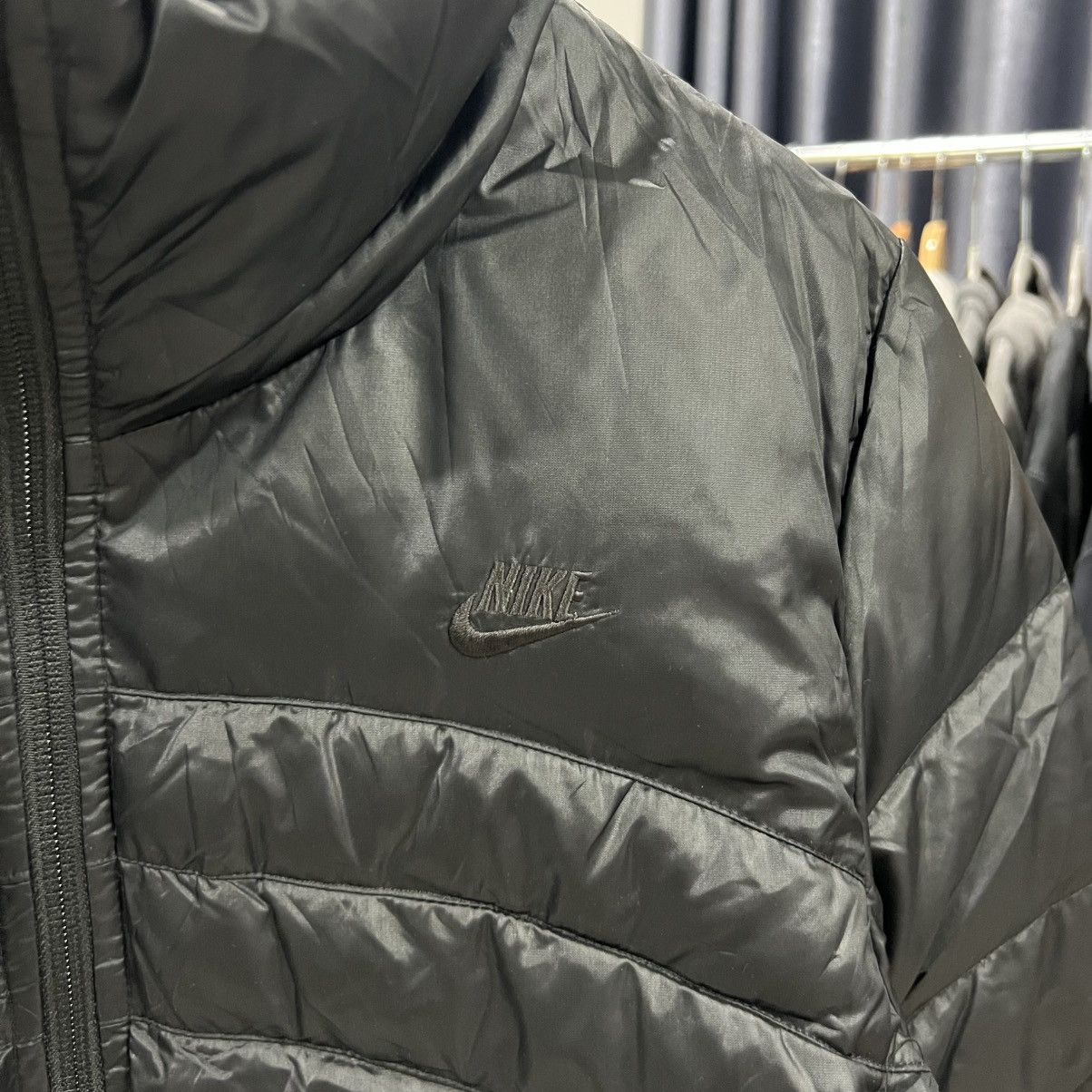 Nike × Vintage Nike Puffer Down Jacket Size US XL / EU 56 / 4 - 3 Thumbnail