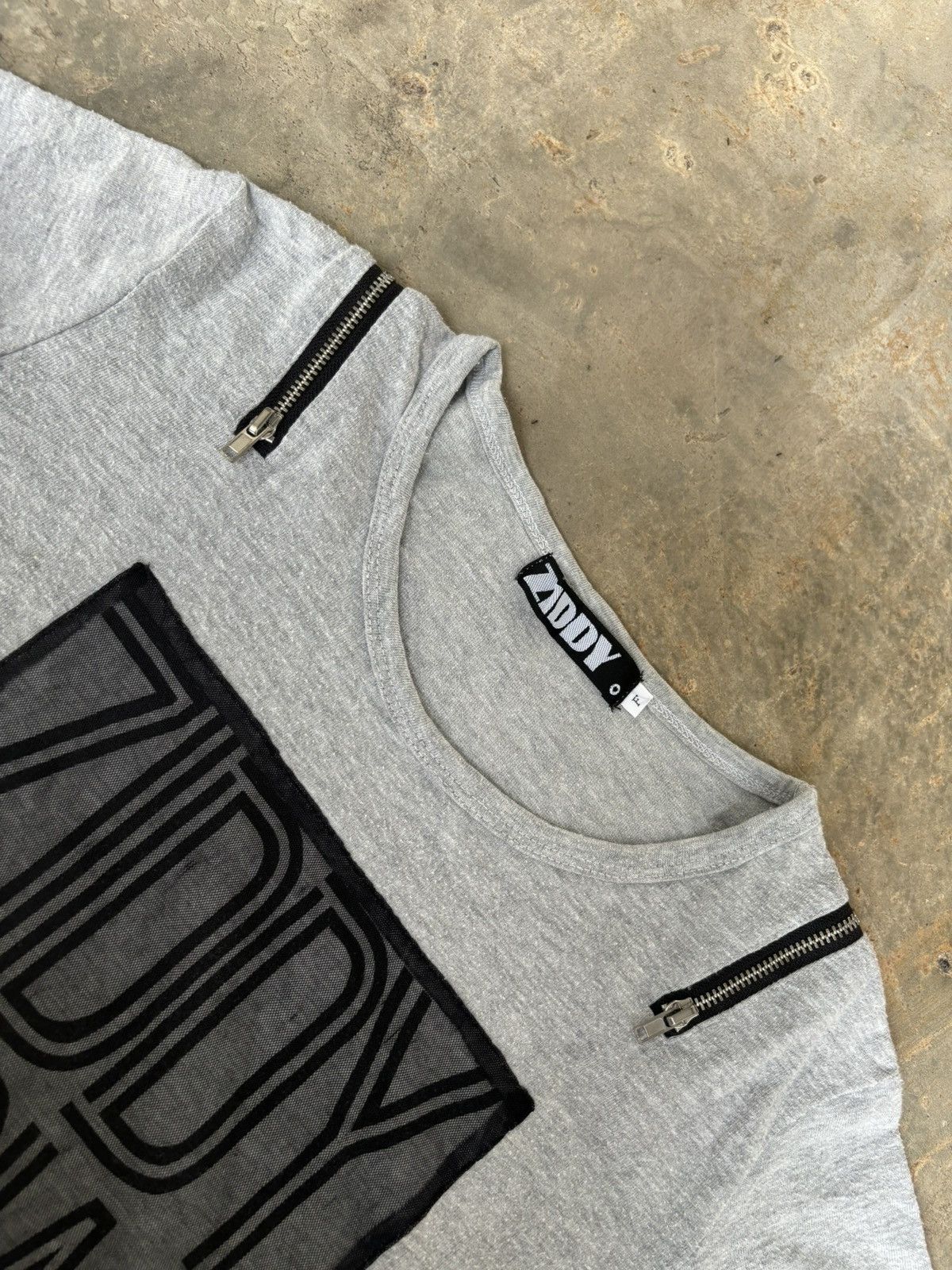 Hysteric Glamour Y2k Ziddy Now Zipper Tshirt Size ONE SIZE - 6 Thumbnail