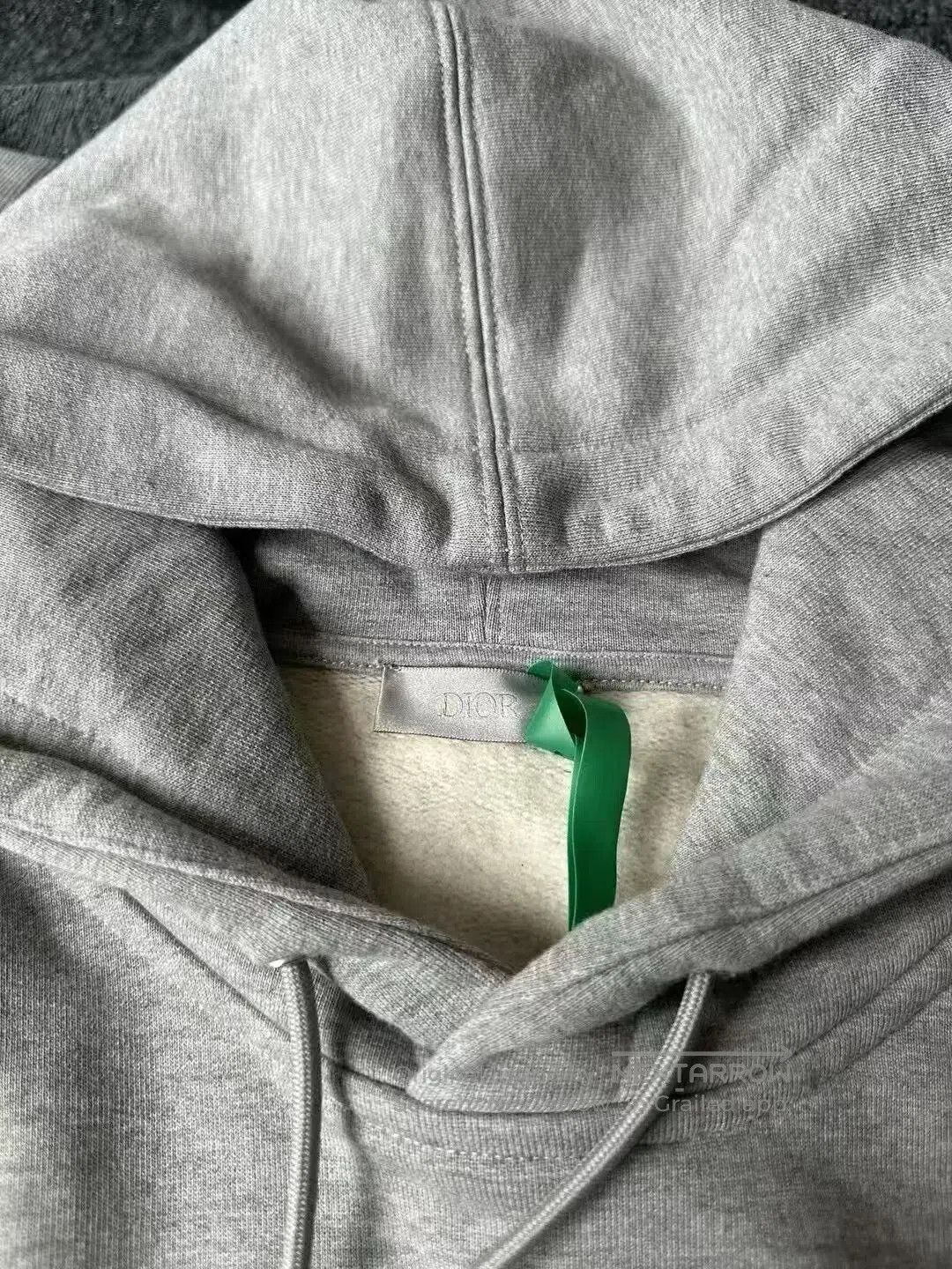 Dior Dior Gray CD Embroidery Hoodie. Size US L / EU 52-54 / 3 - 3 Thumbnail