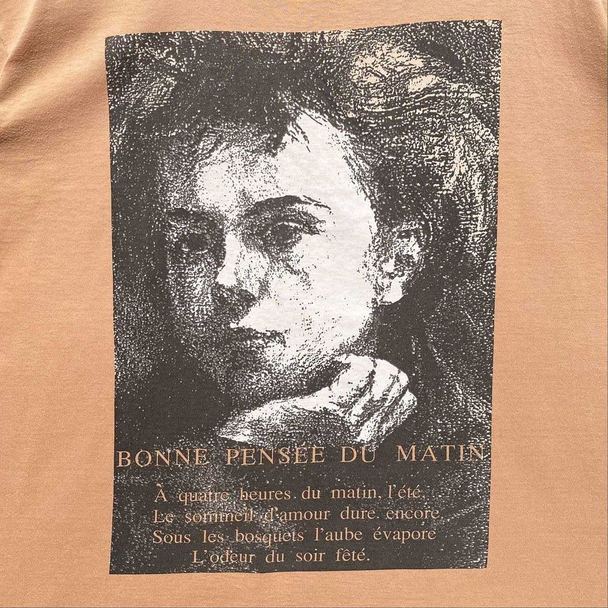 Kenzo Rare! Vintage Kenzo Bonne Pensee Du Matin Wording Art Shirt Size US L / EU 52-54 / 3 - 8 Thumbnail