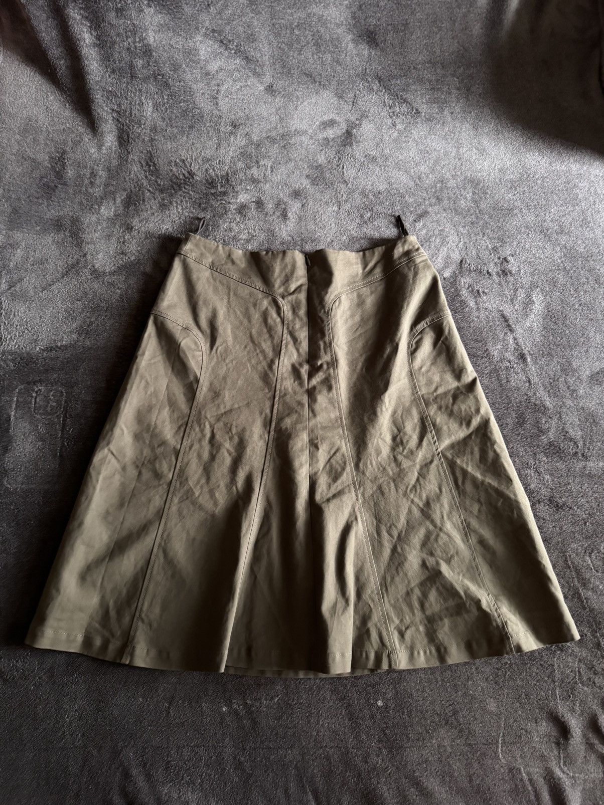 Jil Sander Jil sander vintage womans skirt olive avant-garde Size 38" / US 16 / IT 52 - 11 Thumbnail