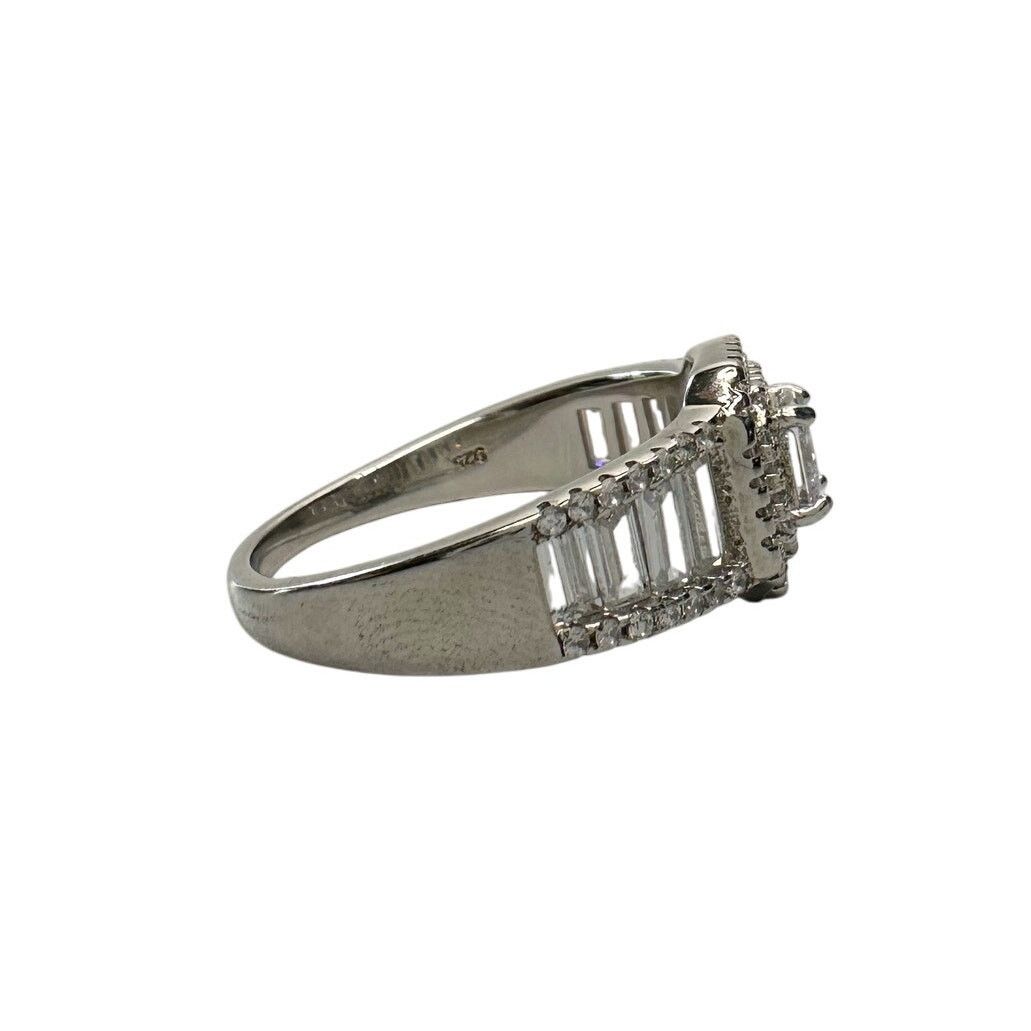 Other Asscher Cut 2.50 ct Lab Created White Sapphire Ring size 10 Size ONE SIZE - 2 Thumbnail