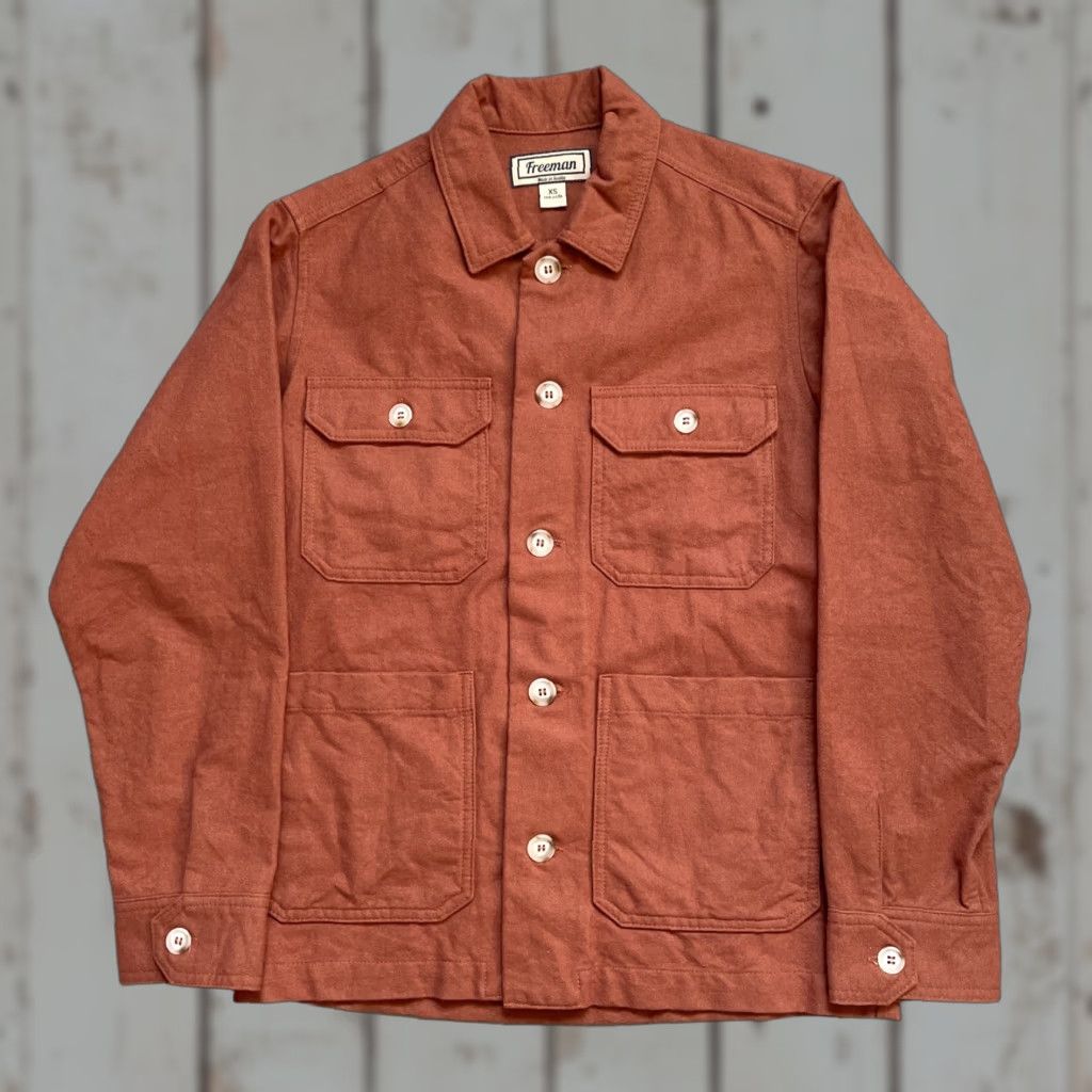 Vintage Freeman Outdoor Shirt-Jac Jacket Chore Style Cotton XS Unisex Adults USA Made Size US XS / EU 42 / 0 - 1 Thumbnail