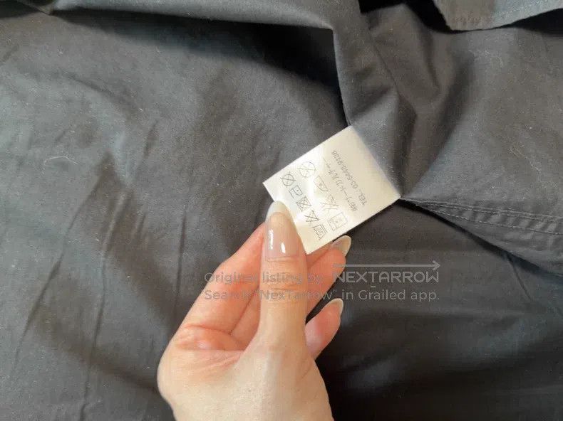 Givenchy Givenchy Size38 FW22 Black Gray Faded Lining Velvet Letteri Size US M / EU 48-50 / 2 - 4 Thumbnail