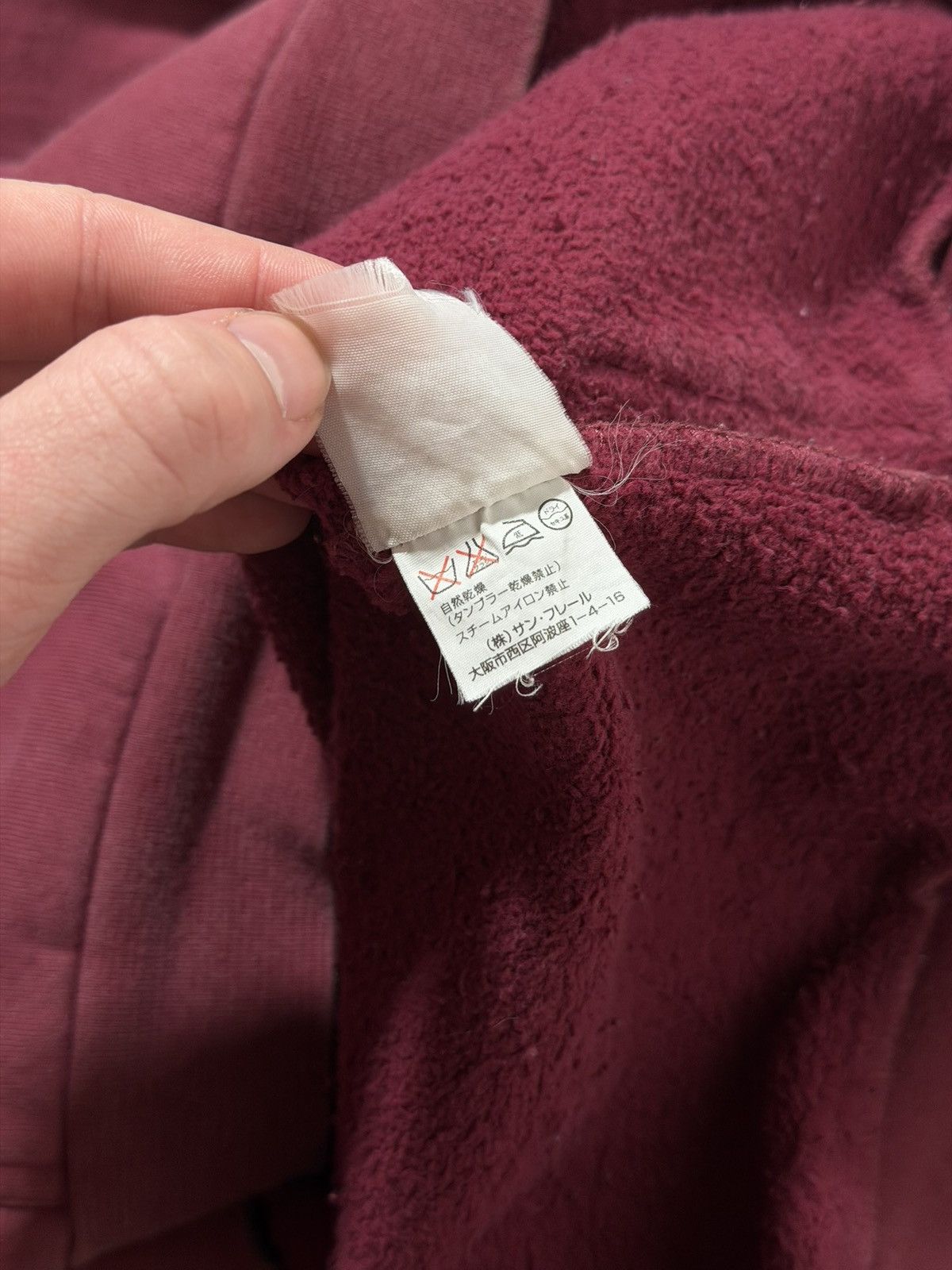 Raf Simons AW02 Raf Simons Red Virginia Creeper Colligate Hoodie Size US S / EU 44-46 / 1 - 6 Thumbnail