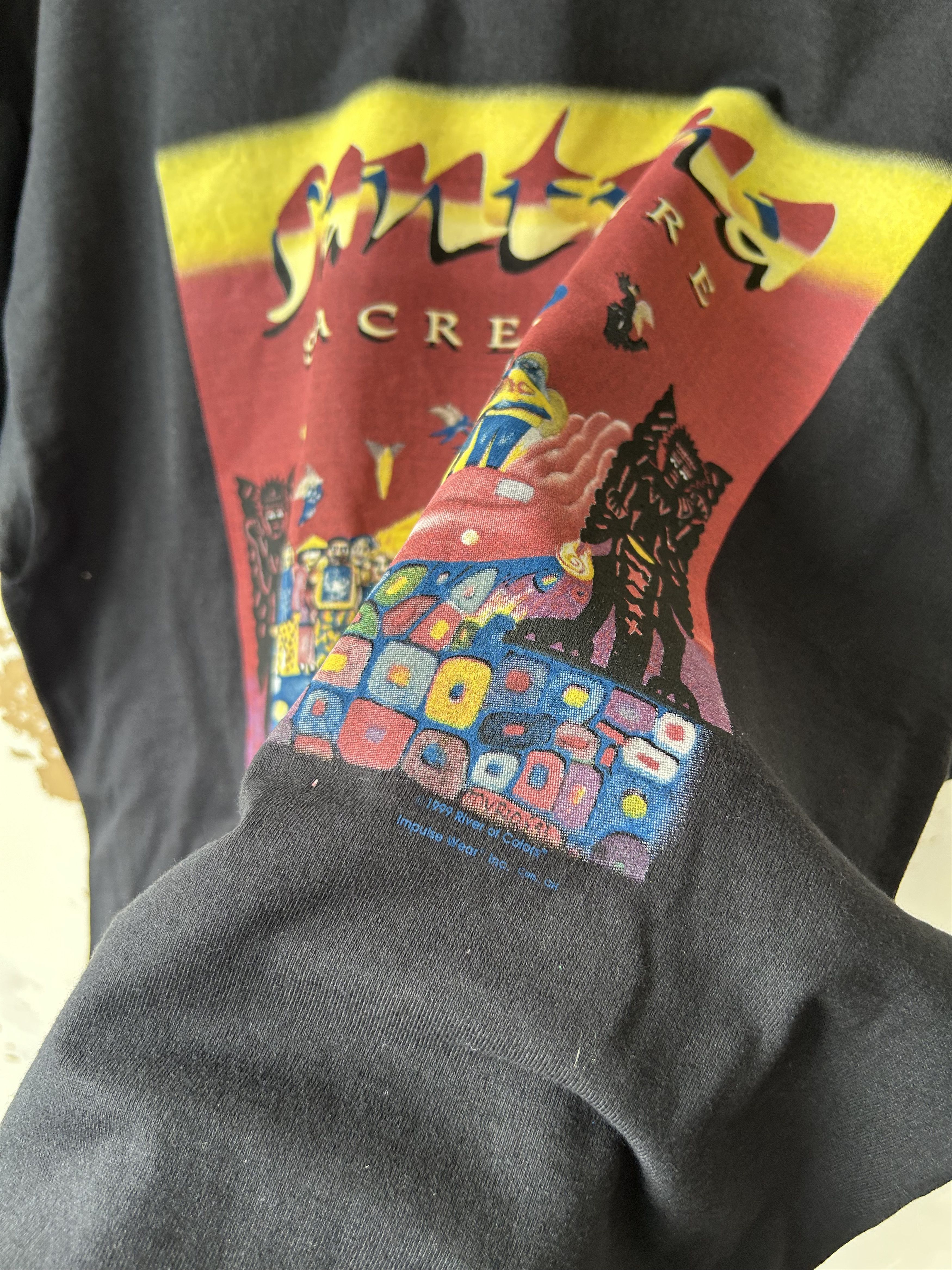 Band Tees Vintage Santana shirt Size US XL / EU 56 / 4 - 5 Thumbnail